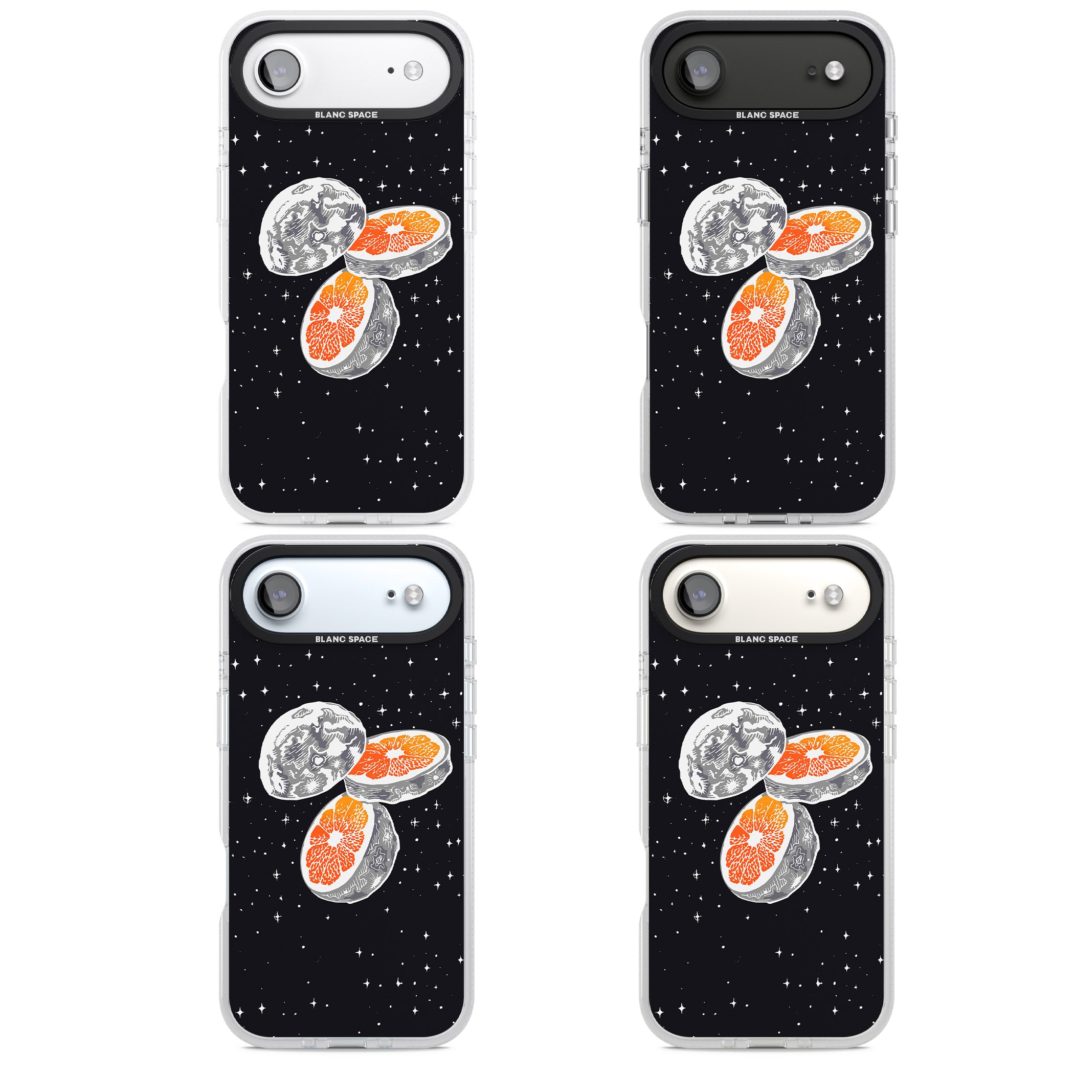 Blood Orange Moon iPhone 17 Air Impact Air Clear Phone Case APT Impact Protection