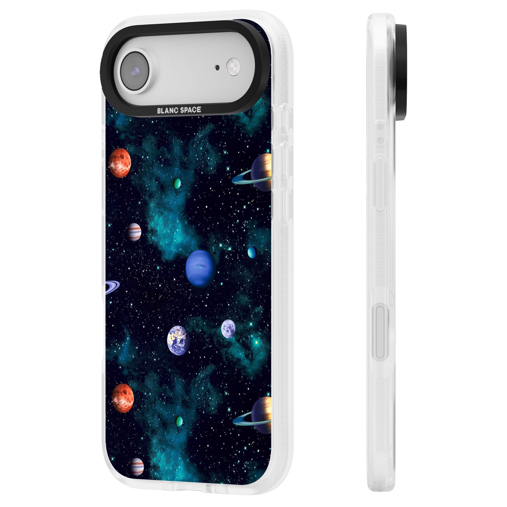 Deep Space iPhone 17 Air Impact Air Clear Phone Case Side Profile