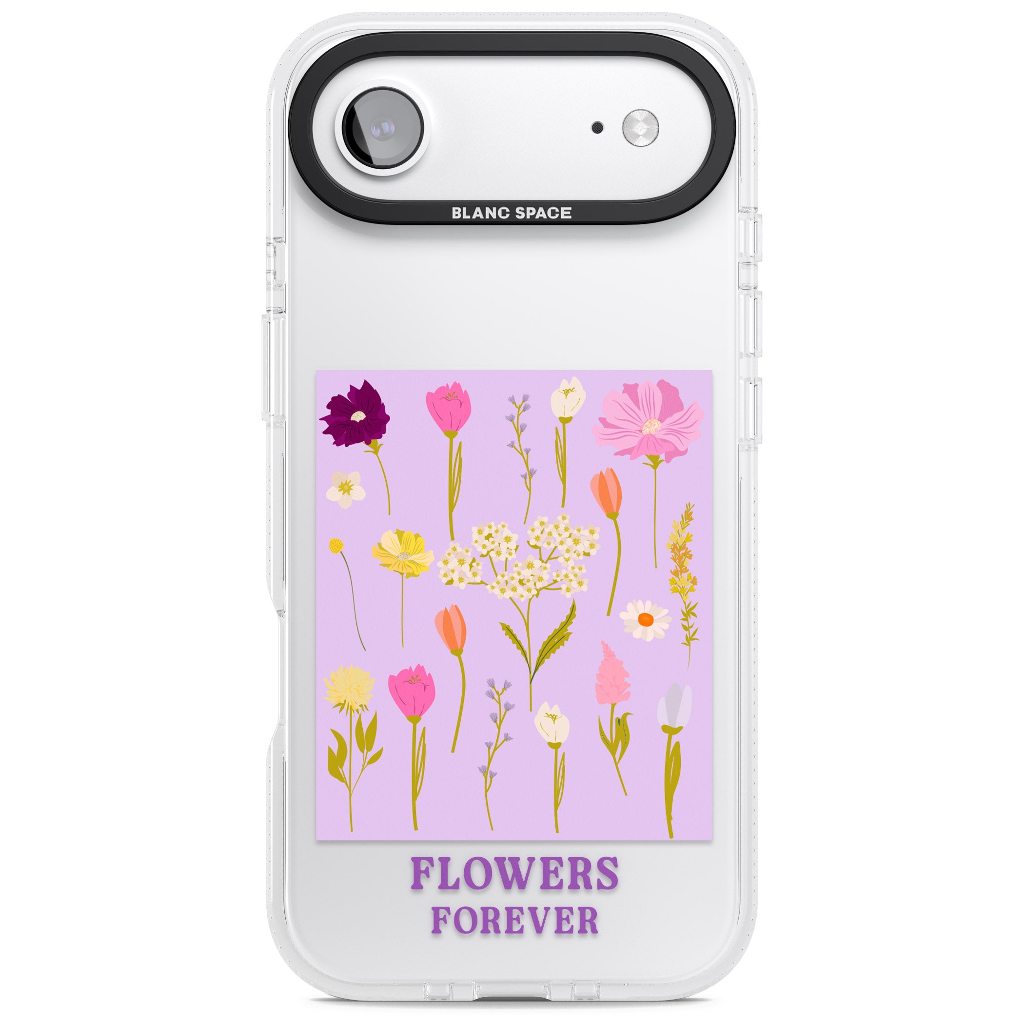 Flowers Forever iPhone 17 Air Impact Air Clear Phone Case