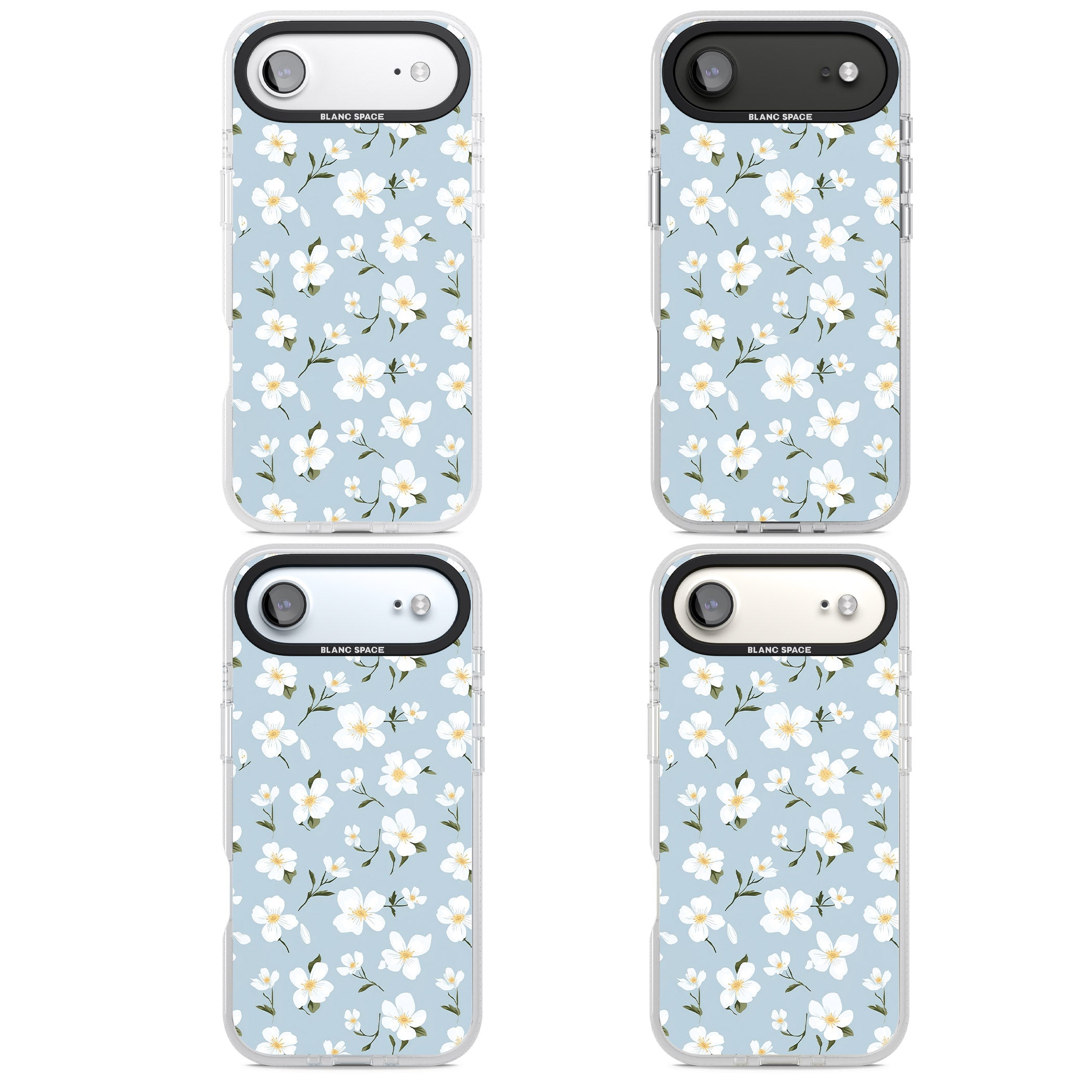 Soft White Blossoms iPhone 17 Air Impact Air Clear Phone Case APT Impact Protection