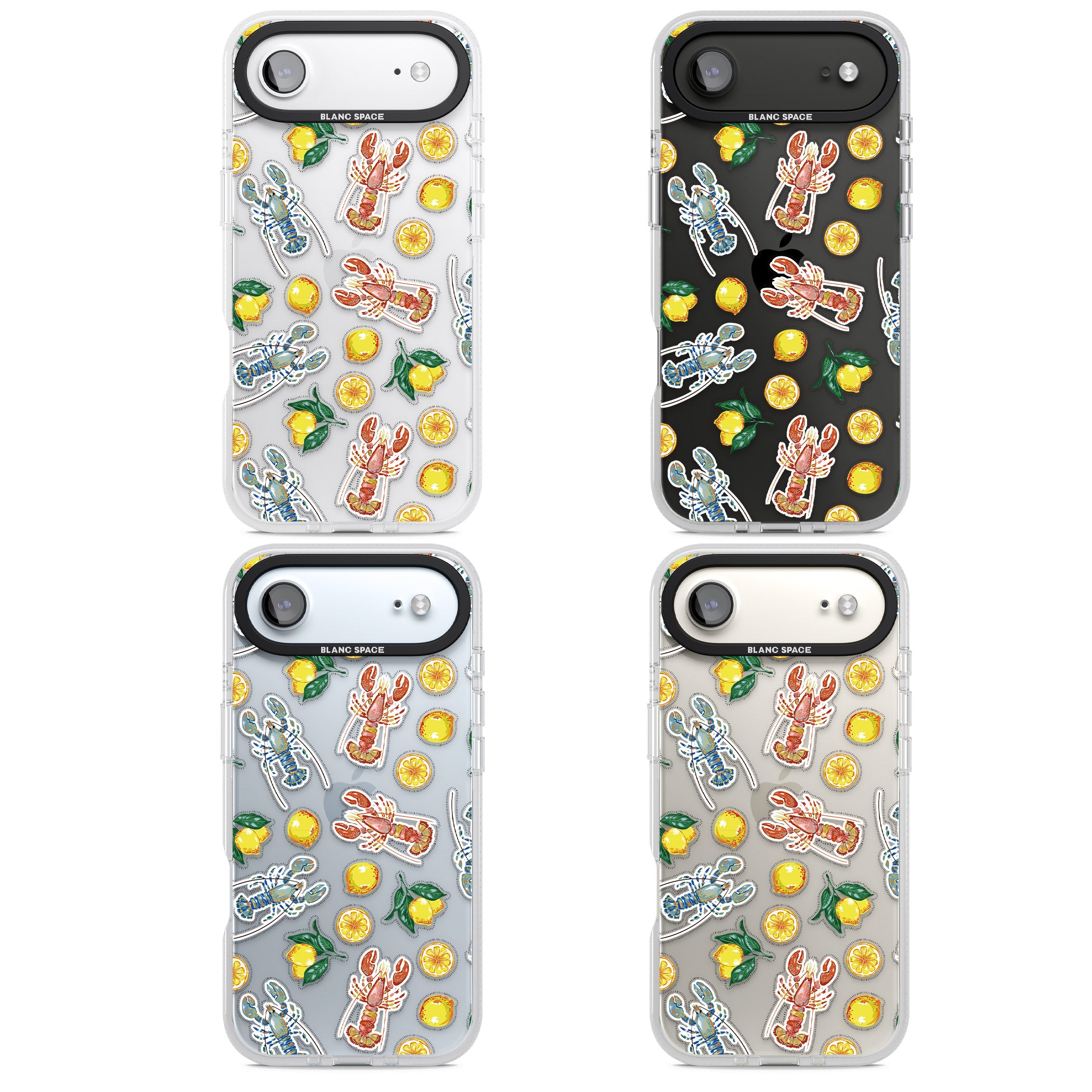 Lemons & Lobsters iPhone 17 Air Impact Air Clear Phone Case APT Impact Protection