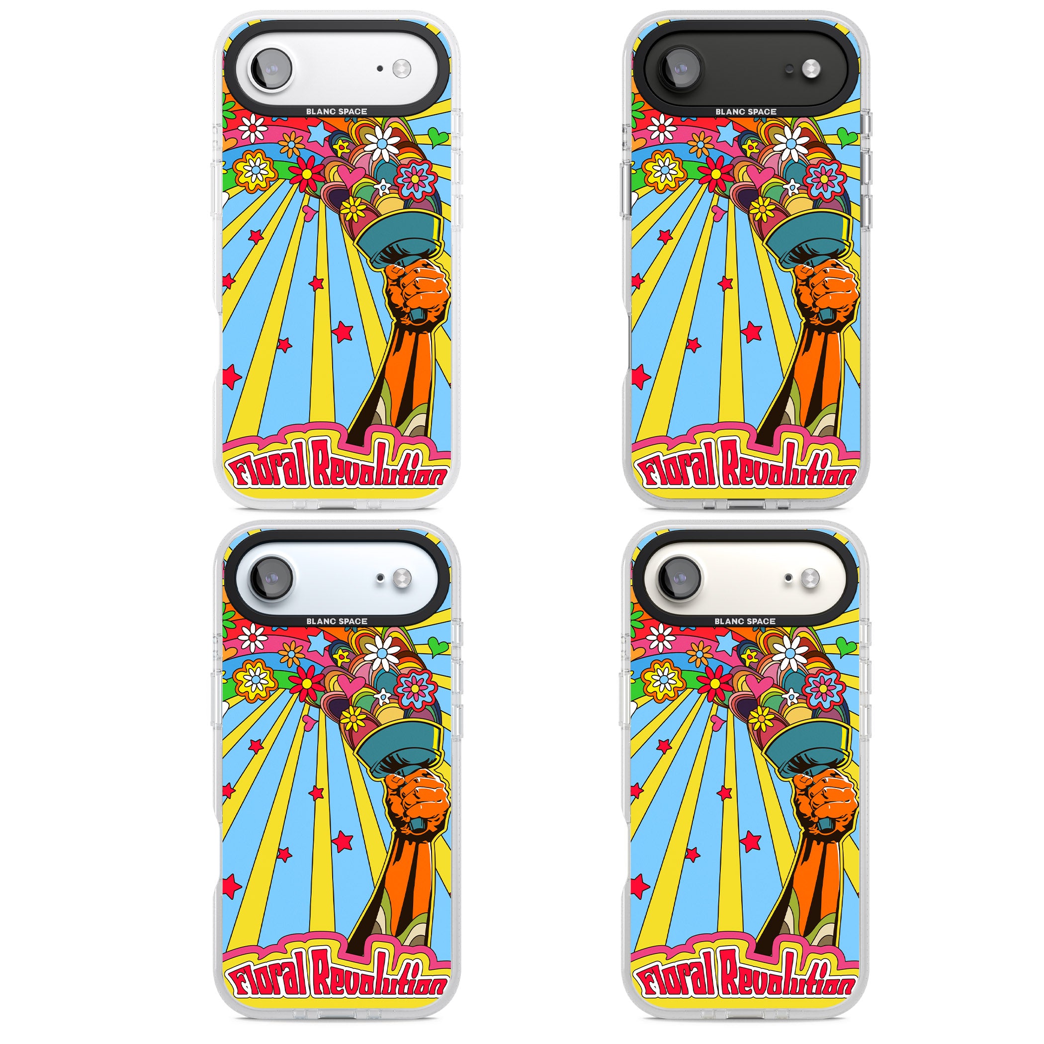 Floral Revolution iPhone 17 Air Impact Air Clear Phone Case APT Impact Protection