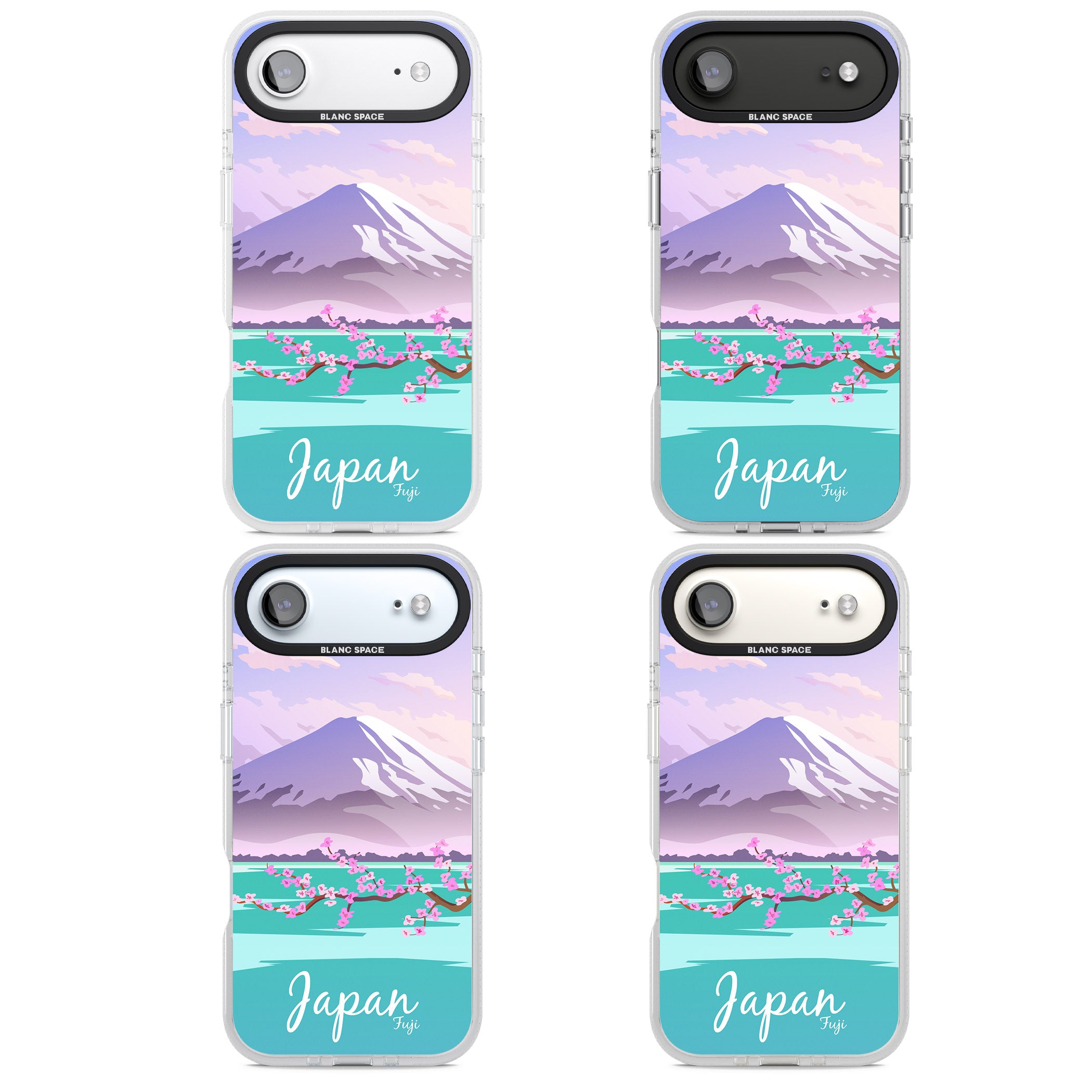 Vintage Travel Poster Japan iPhone 17 Air Impact Air Clear Phone Case APT Impact Protection