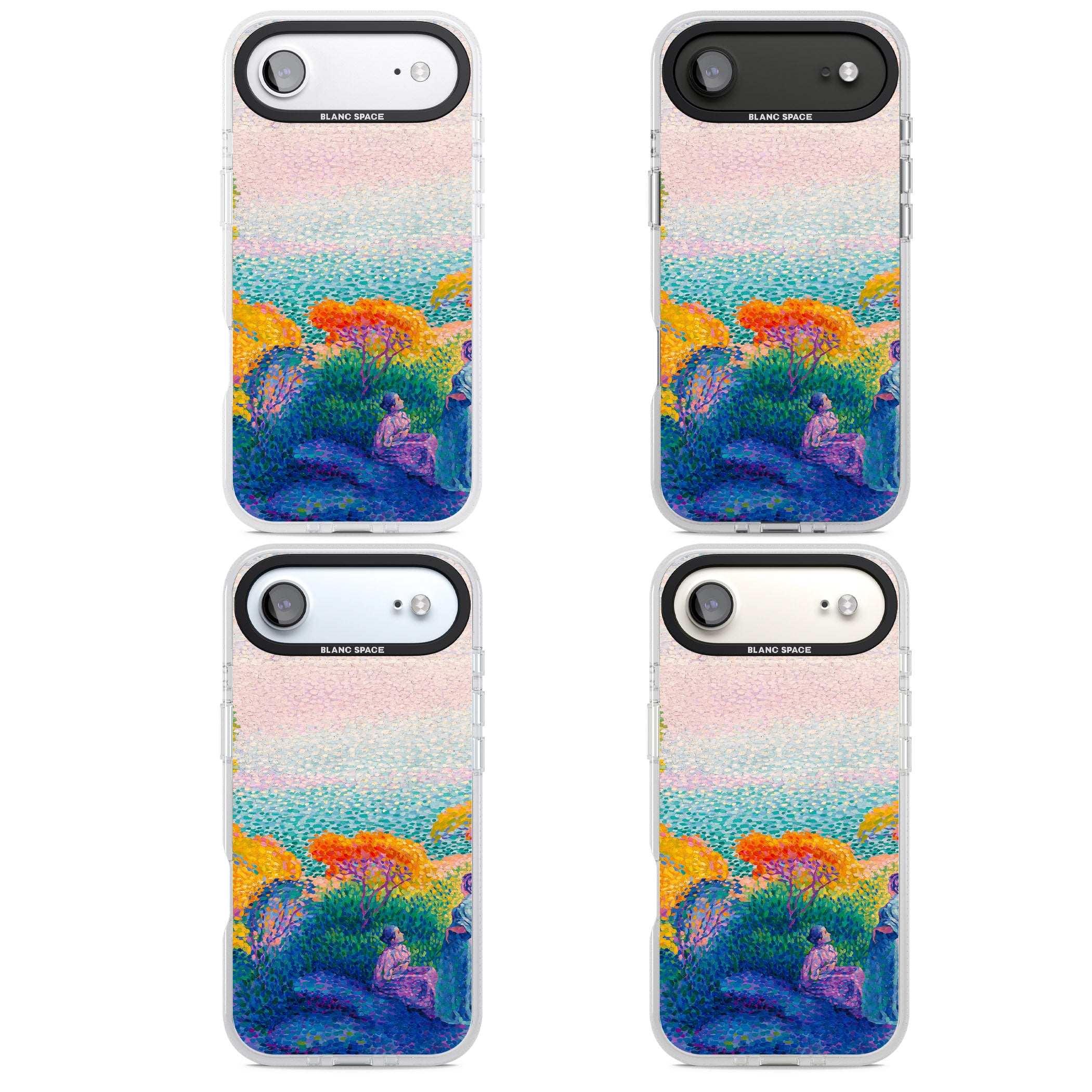 Two Women by the Shore iPhone 17 Air Impact Air Clear Phone Case APT Impact Protection