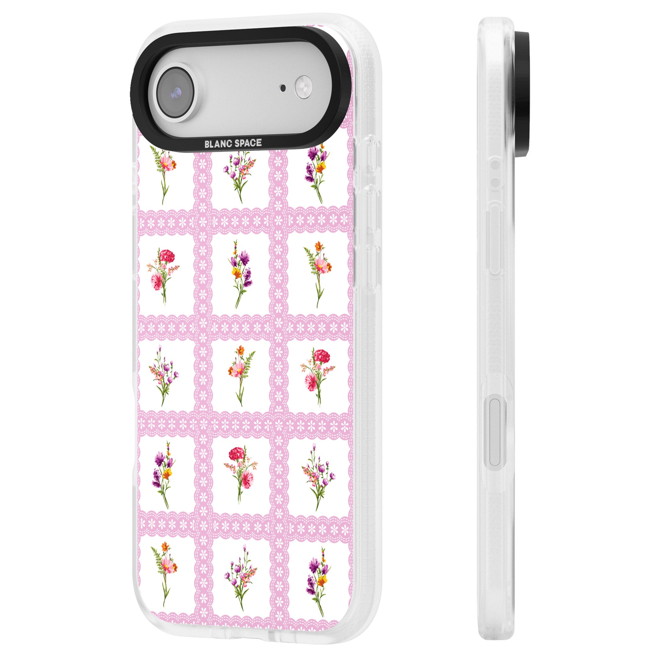Wildflower Windows iPhone 17 Air Impact Air Clear Phone Case Side Profile