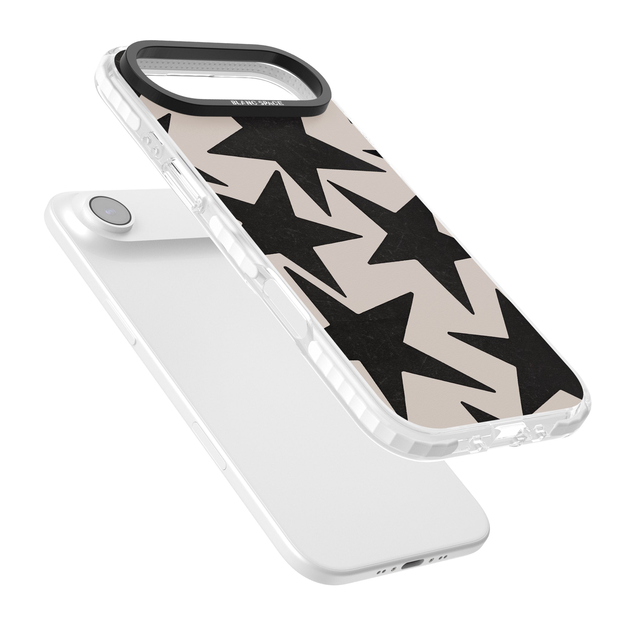 Black Superstars iPhone 17 Air Impact Clear Phone Case Colours