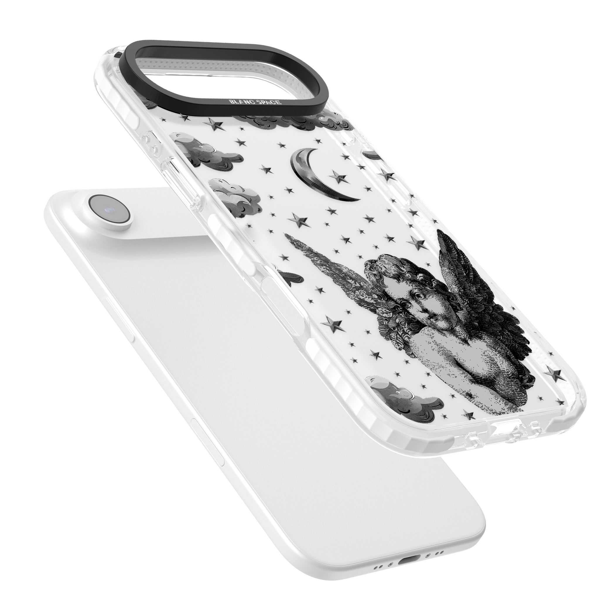 Celestial Cherub iPhone 17 Air Impact Clear Phone Case Colours