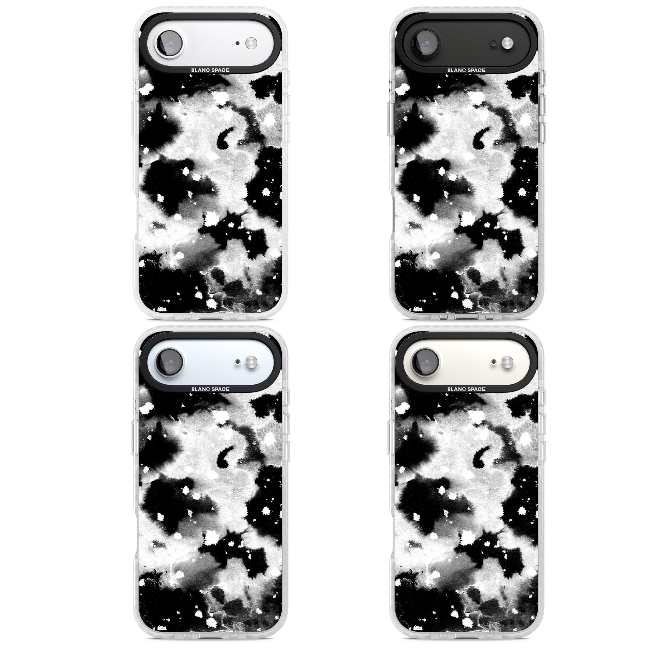 Acid Wash Ink Cloud iPhone 17 Air Impact Clear Phone Case APT Impact Protection
