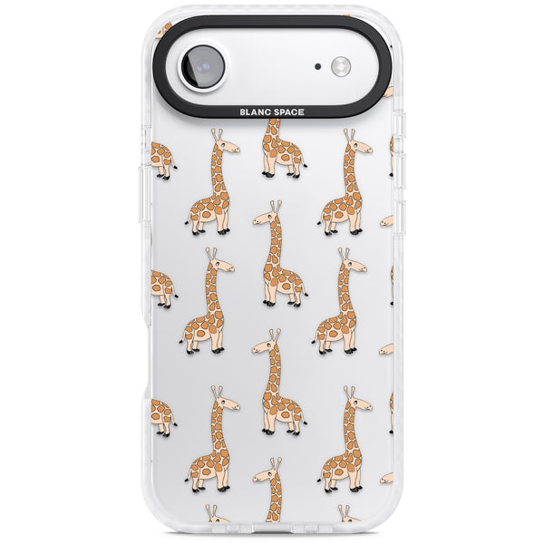 Cute Giraffe Pattern Clear