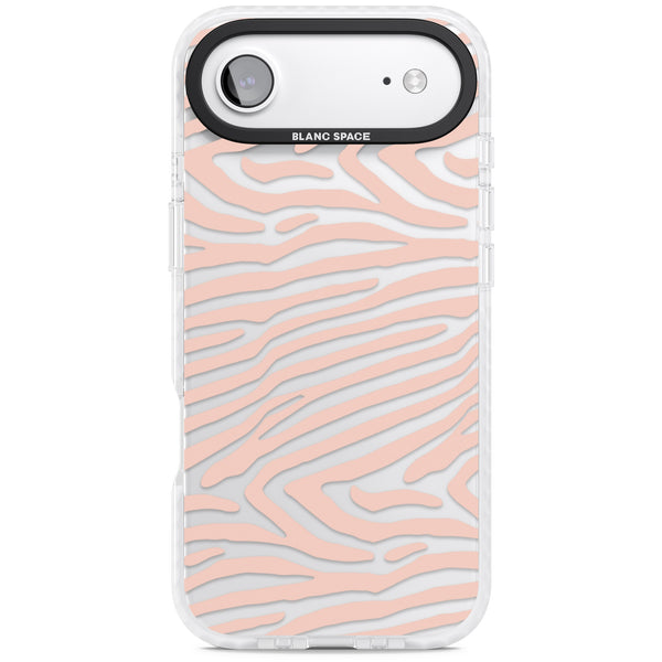 Horizontal Zebra Stripes Transparent Animal Print