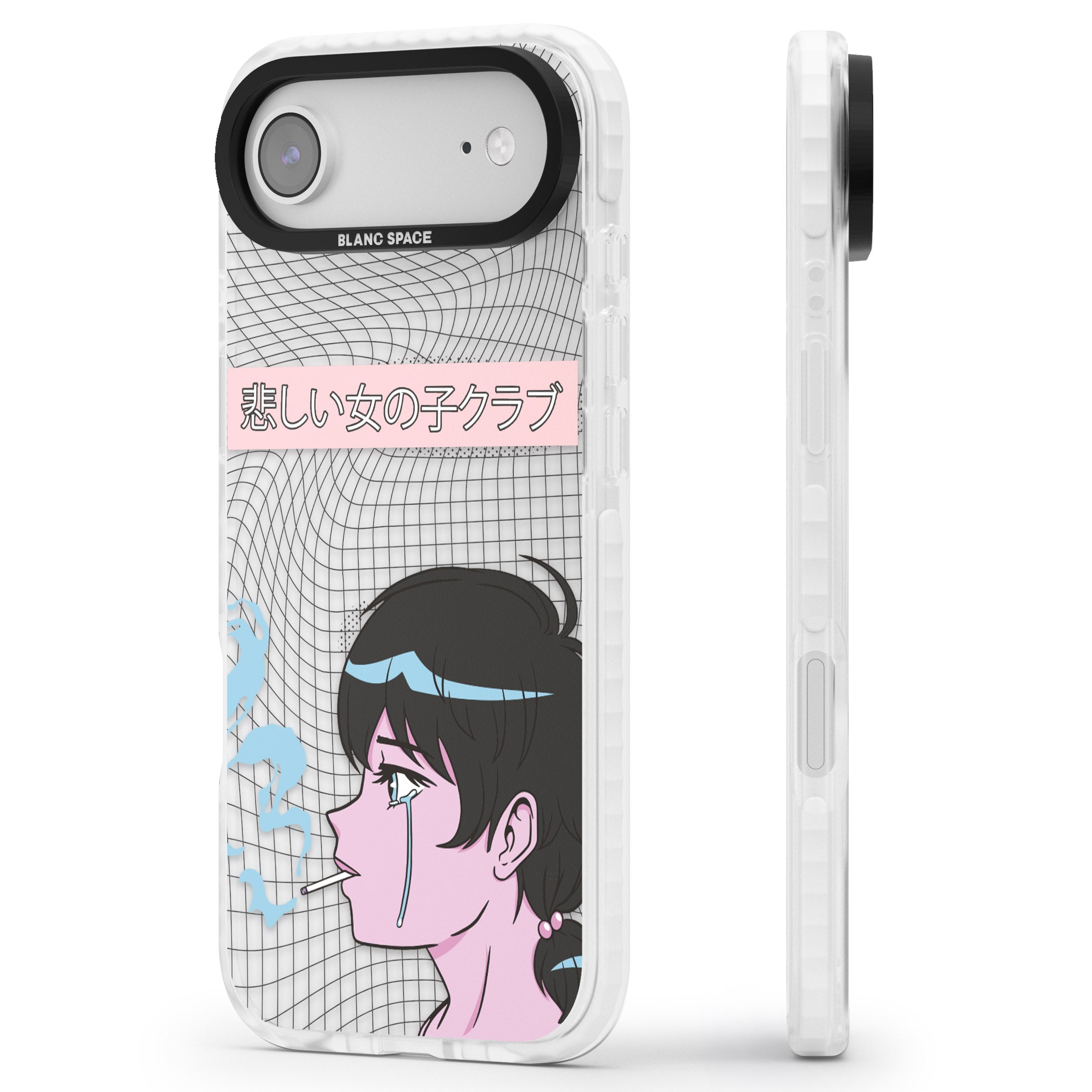 Lost Love iPhone 17 Air Impact Clear Phone Case Side Profile