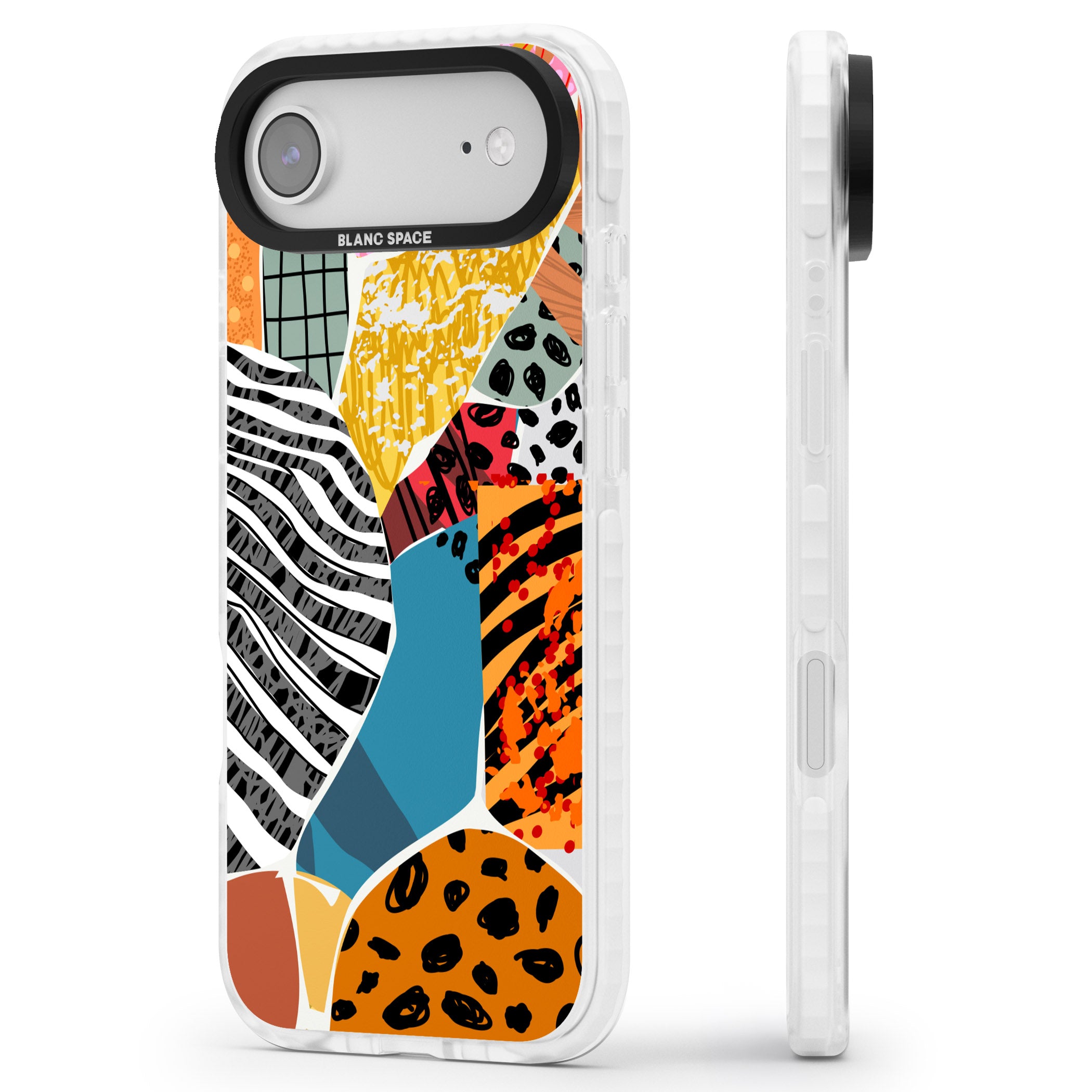 Print Passion iPhone 17 Air Impact Clear Phone Case Side Profile