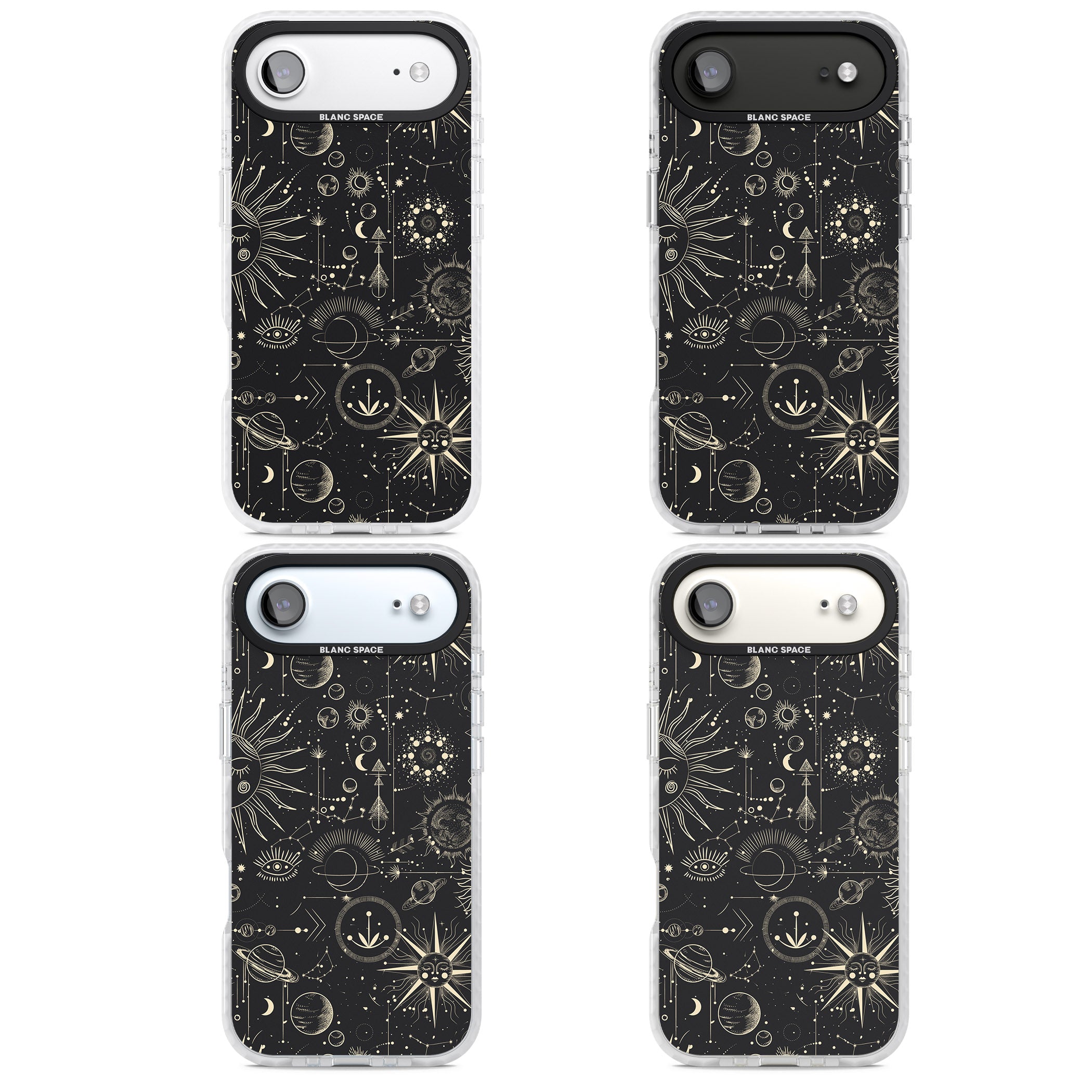 Cosmic Suns And Planets iPhone 17 Air Impact Clear Phone Case APT Impact Protection