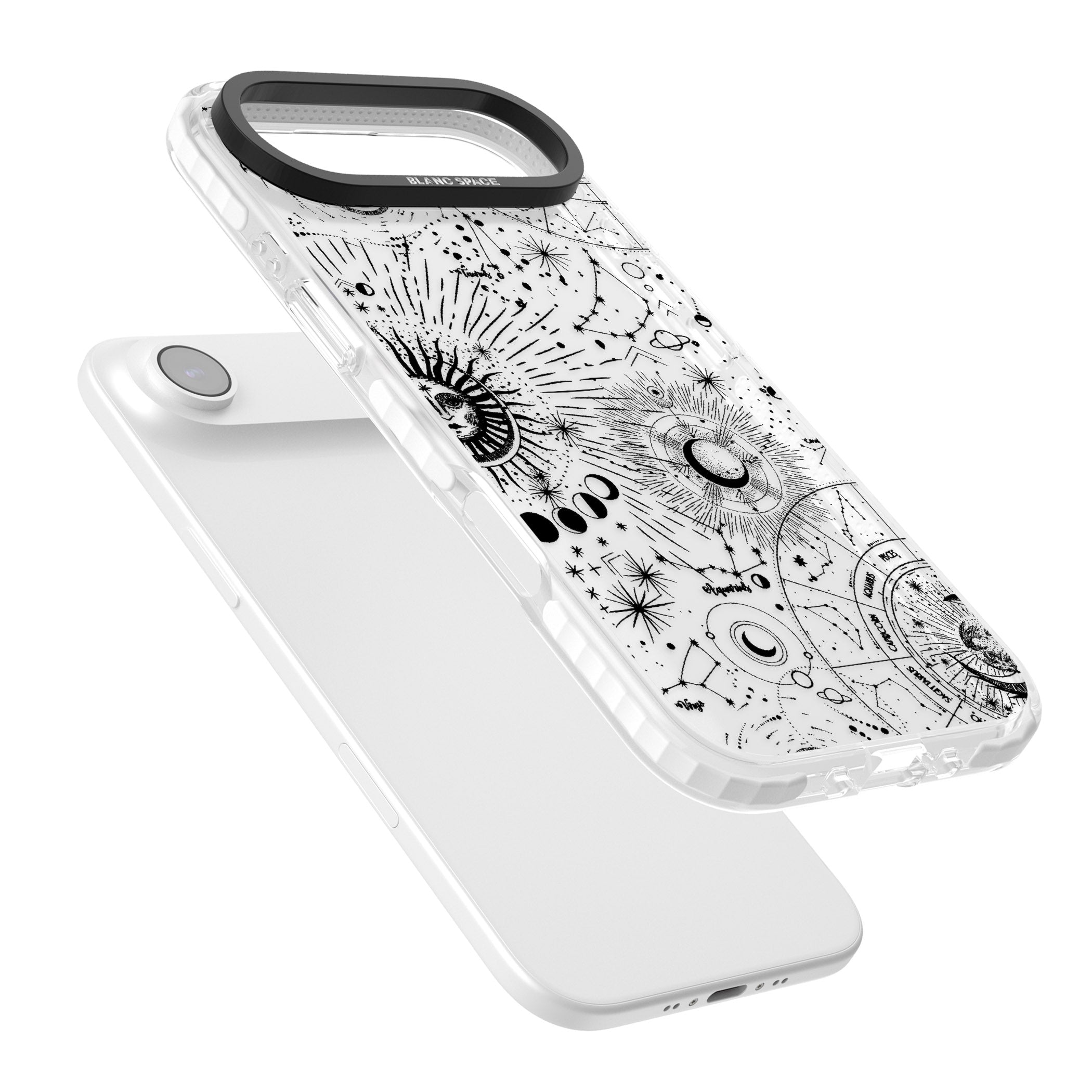 Celestial Chart iPhone 17 Air Impact Clear Phone Case Colours