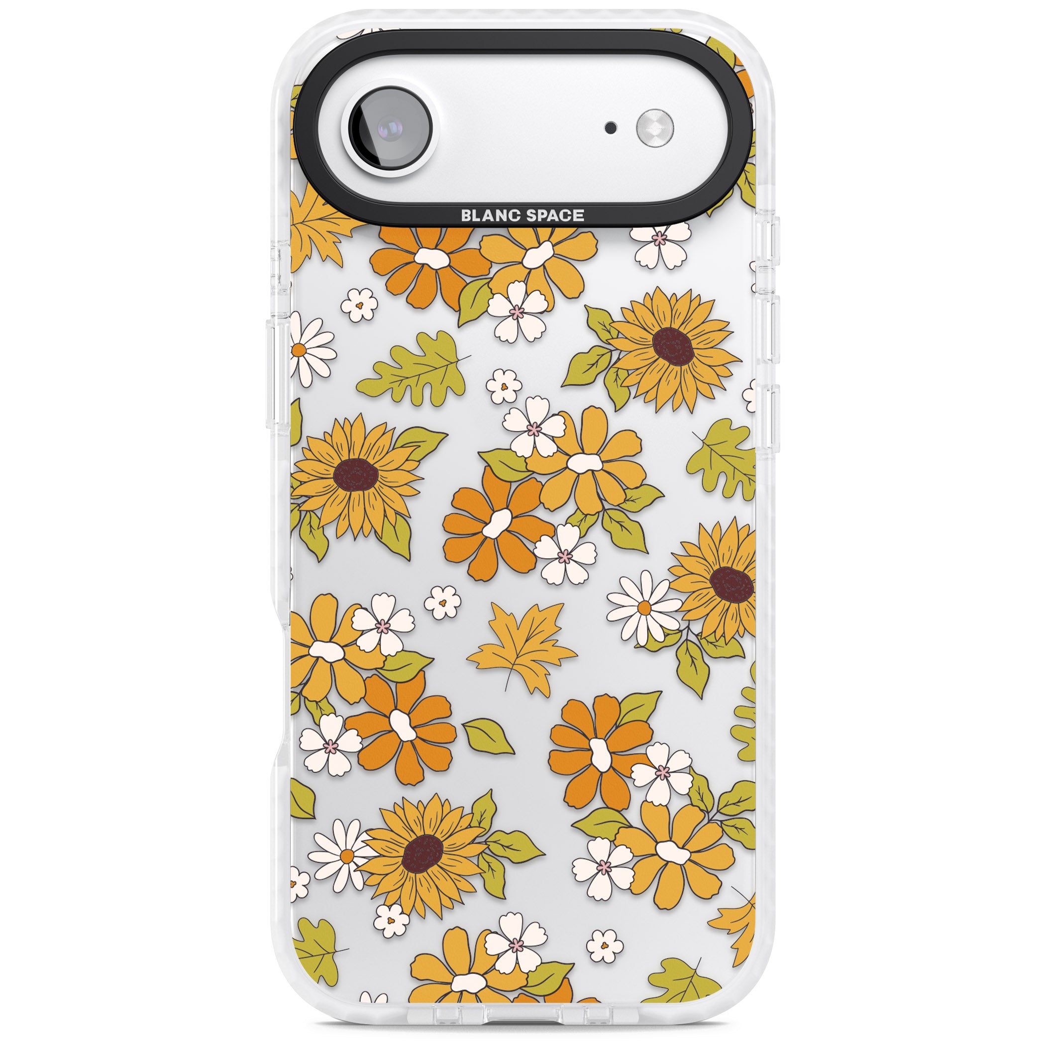 Boho Sunflowers iPhone 17 Air Impact Clear Phone Case