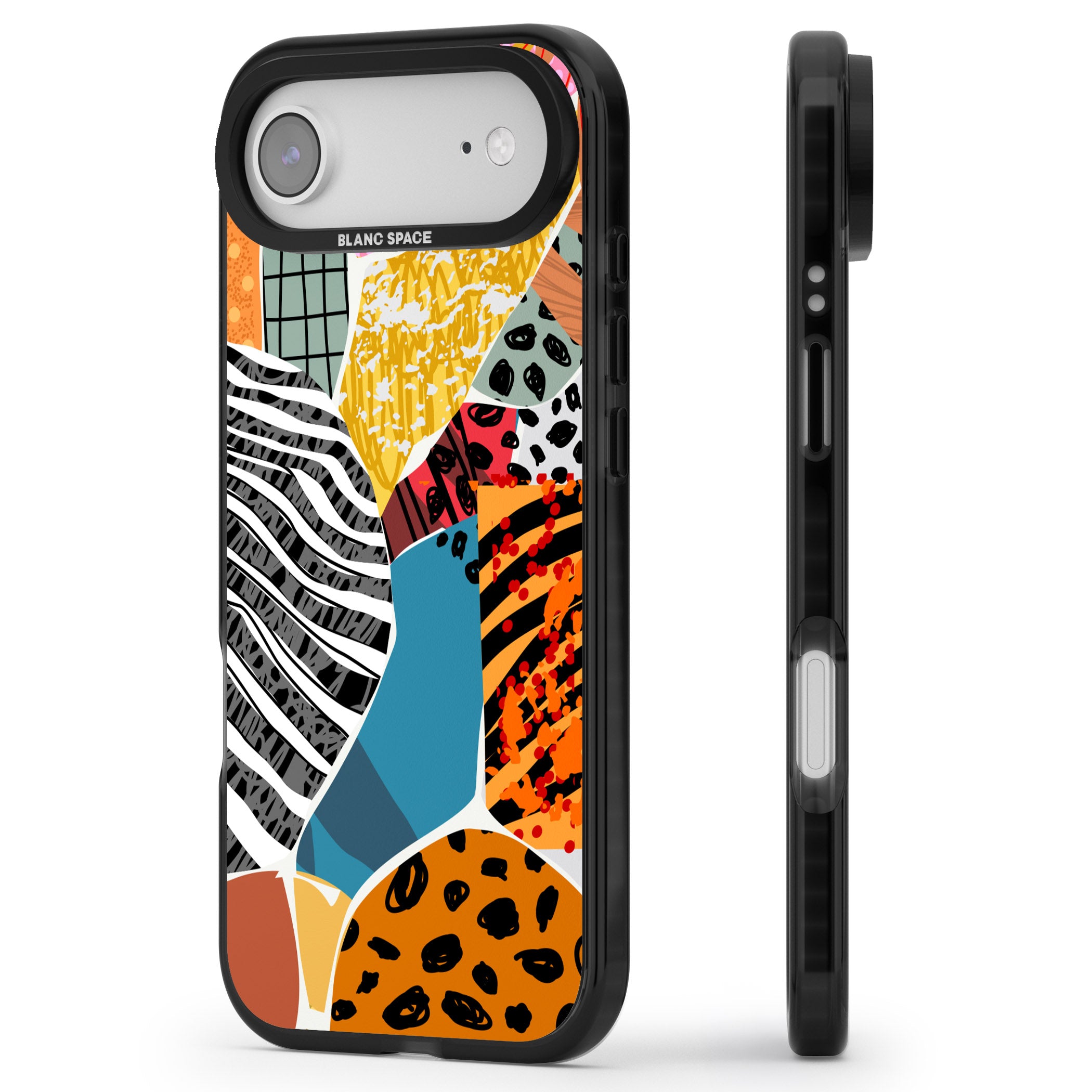 Print Passion iPhone 17 Air Impact Black Phone Case Side Profile