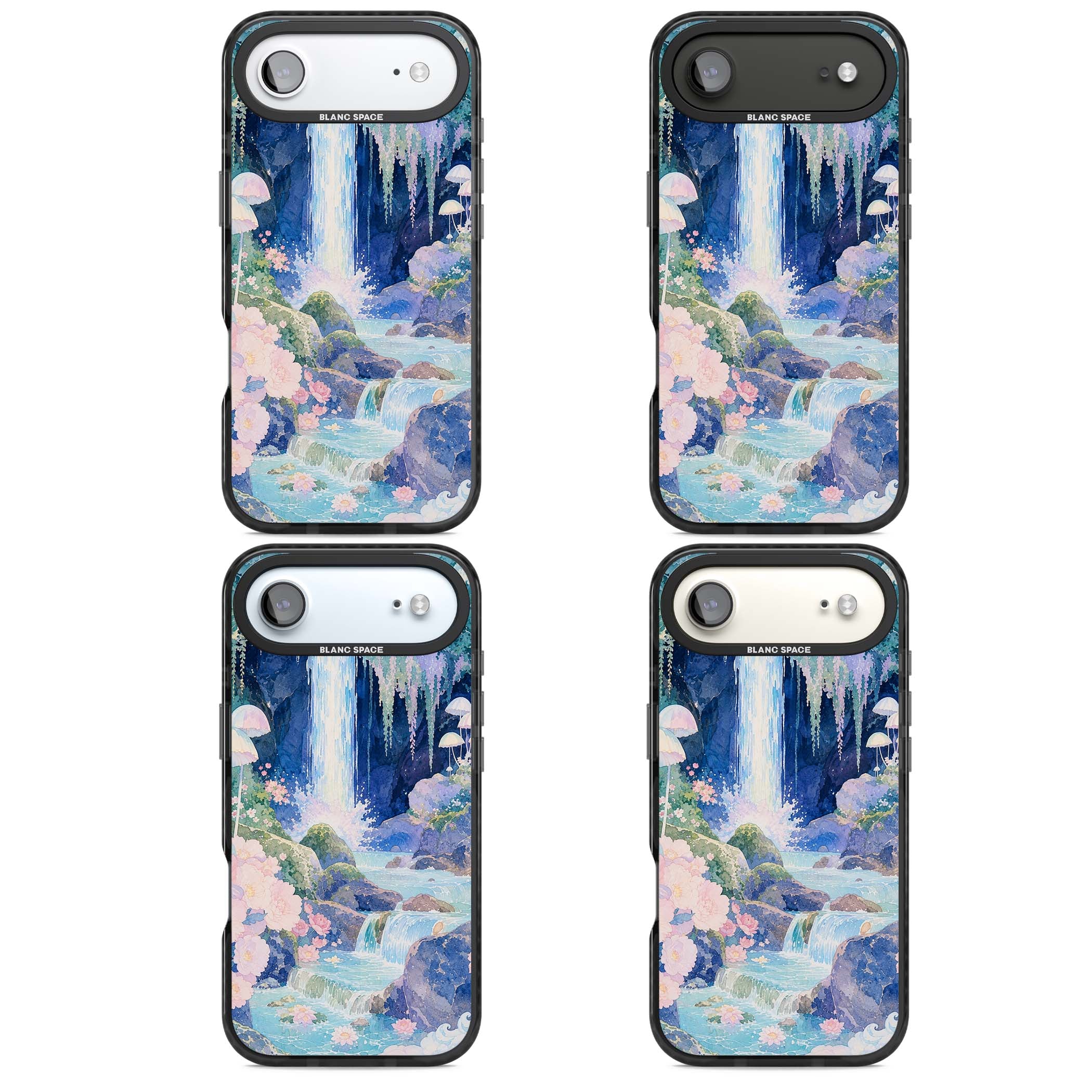 Mystic Waterfall art iPhone case | Clear Impact case for iPhone Air