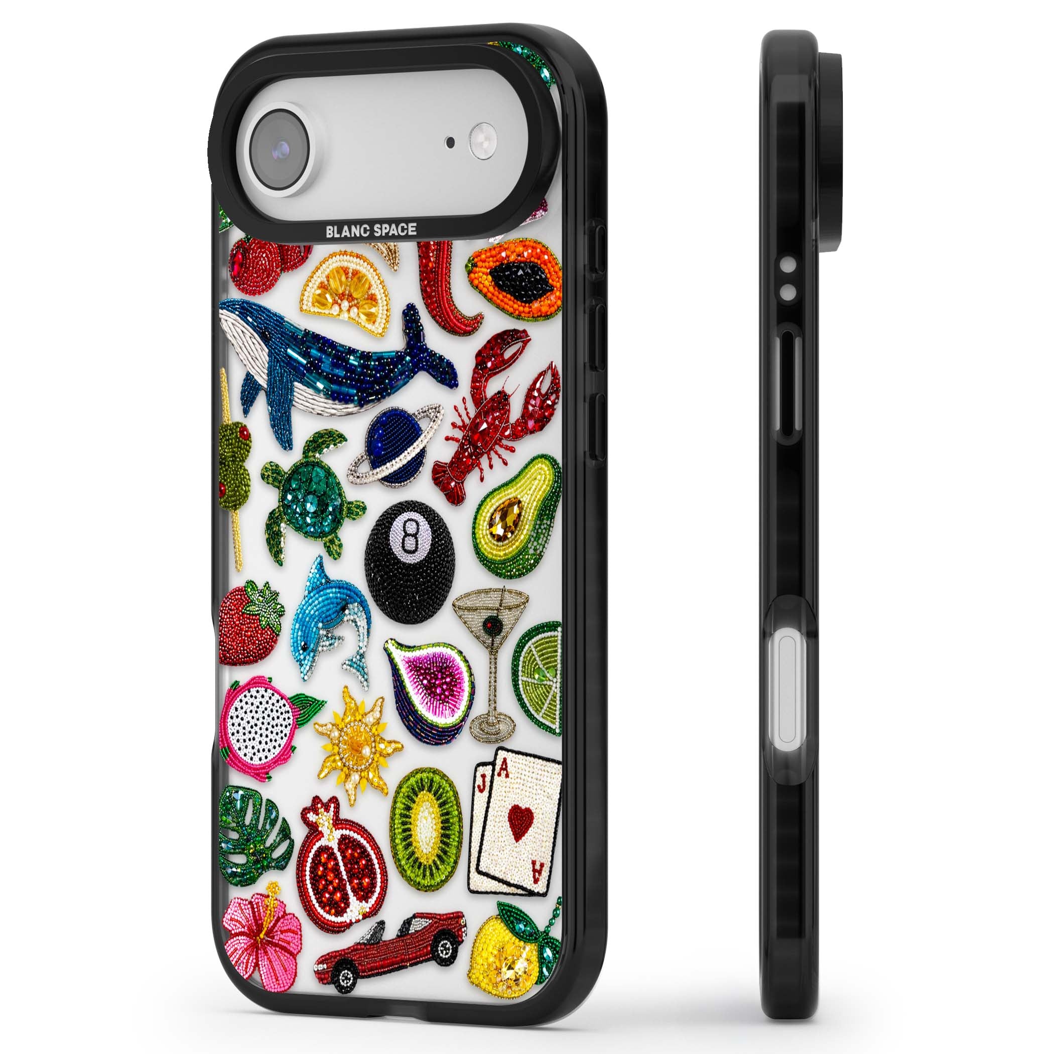 Beaded Mix cute iPhone case | Clear Impact case for iPhone Air
