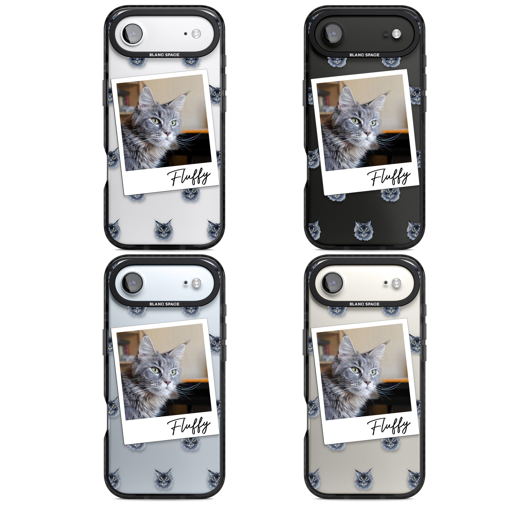 Personalised Maine Coon Photo iPhone 17 Air Impact Black Phone Case APT Impact Protection