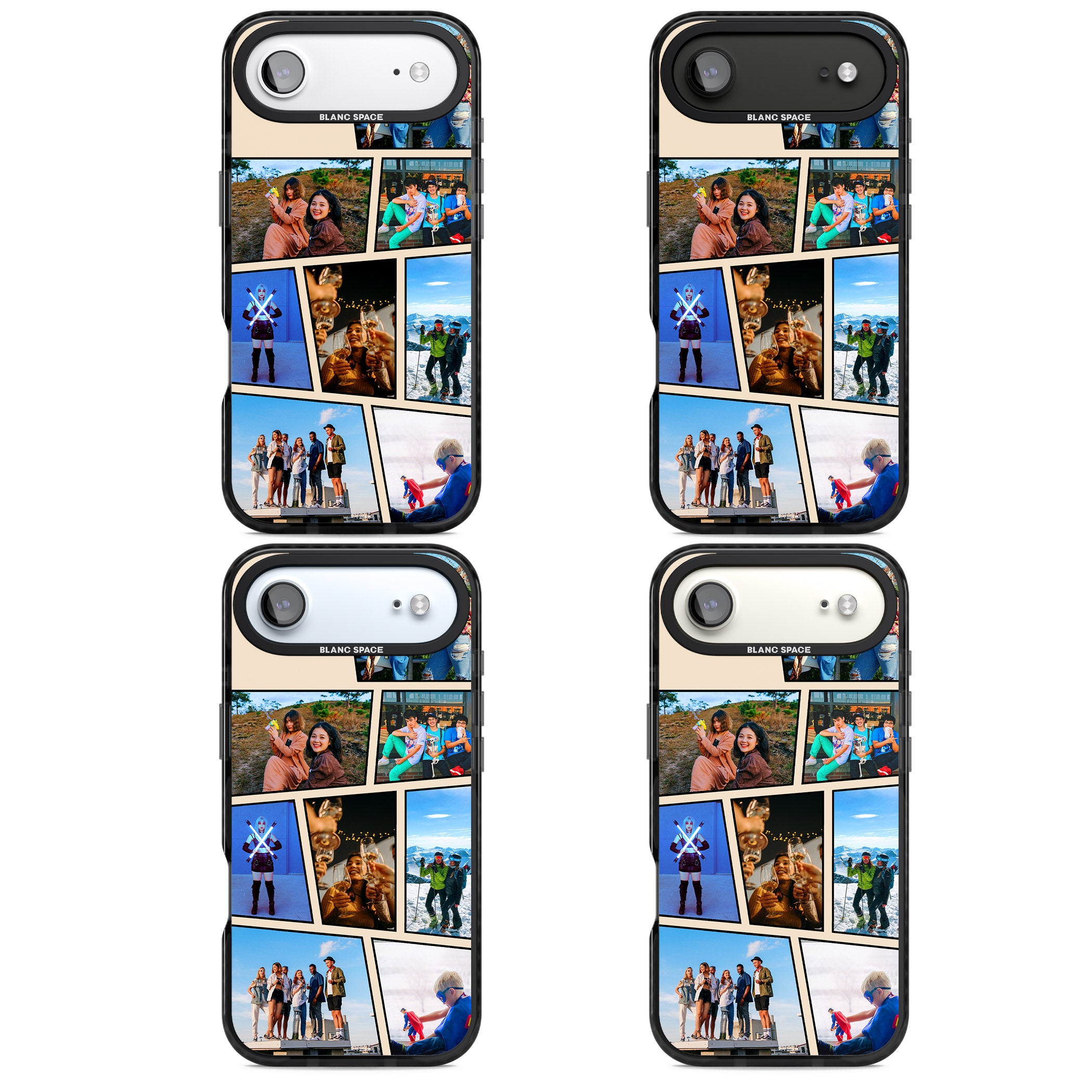 Personalised Comic Strip Photo iPhone 17 Air Impact Black Phone Case APT Impact Protection
