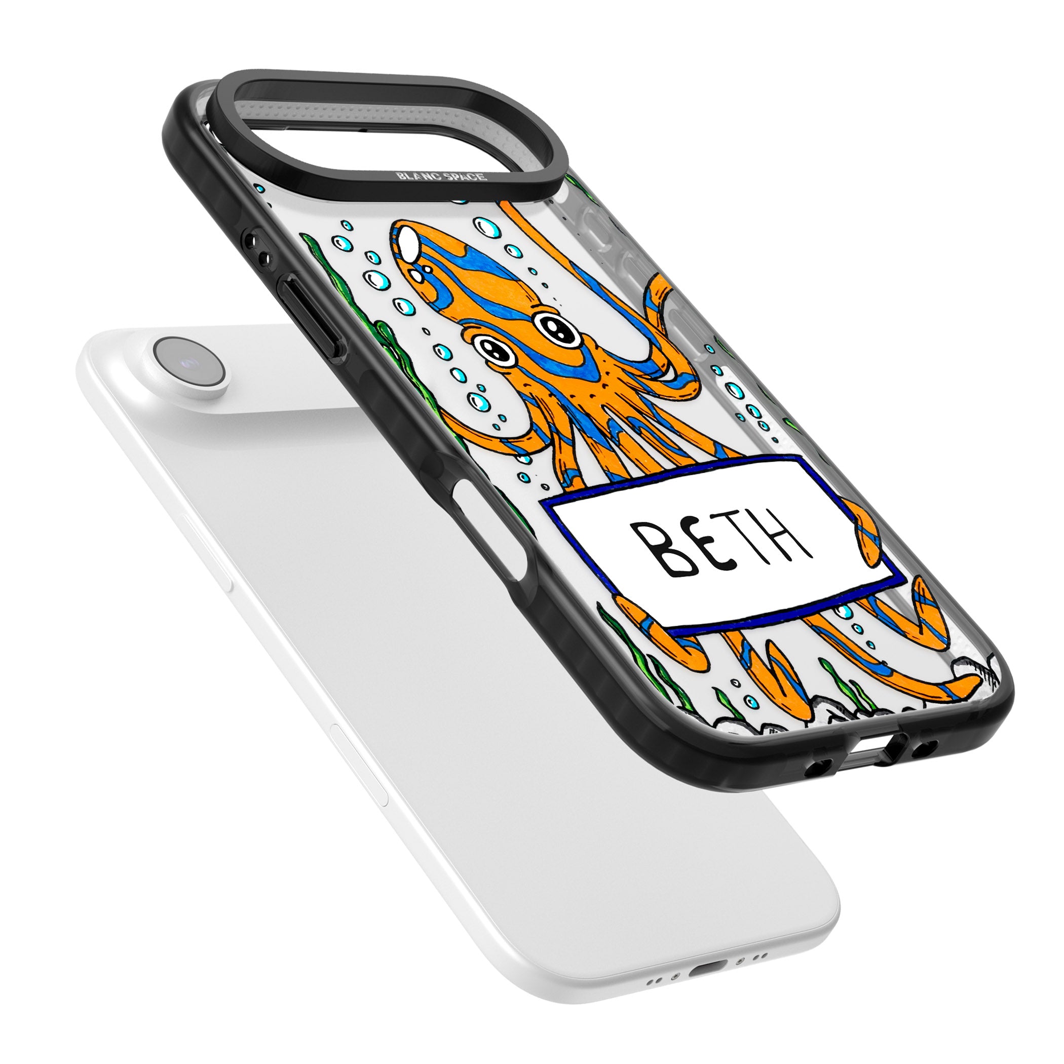 Personalised Octo iPhone 17 Air Impact Black Phone Case Colours