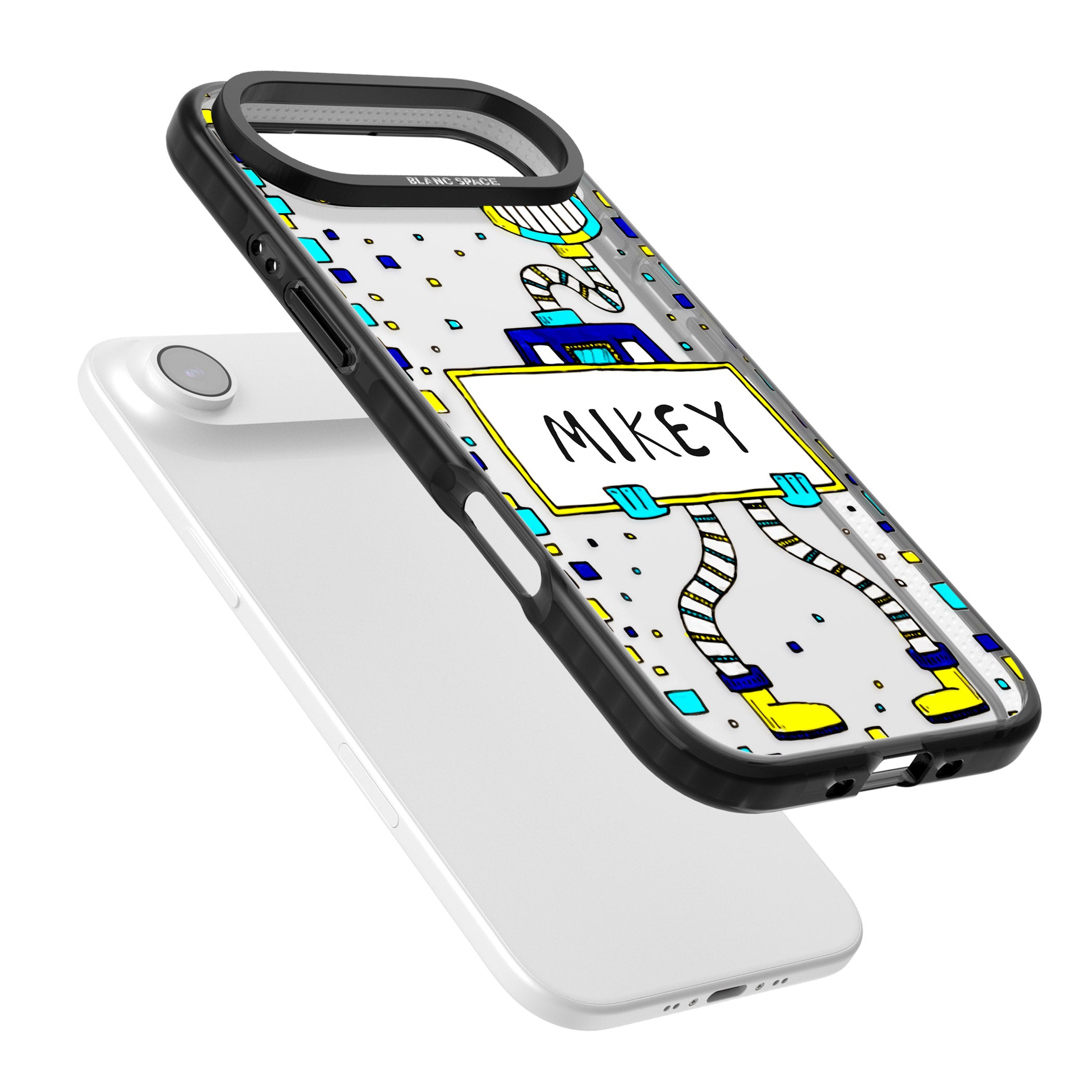 Personalised Tubes Guy iPhone 17 Air Impact Black Phone Case Colours