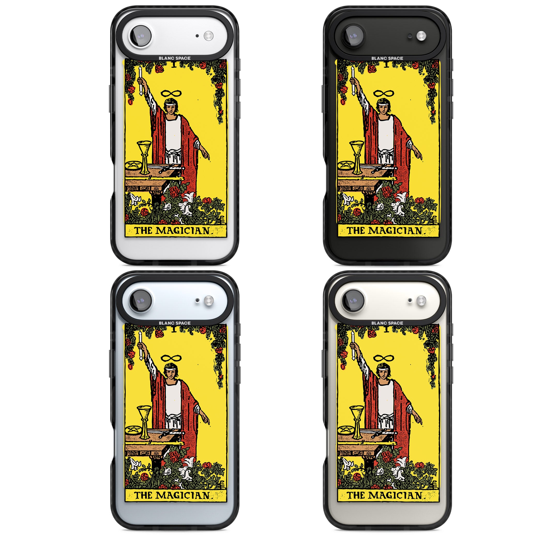 Personalised The Magician Tarot Card (Color) iPhone 17 Air Impact Black Phone Case APT Impact Protection