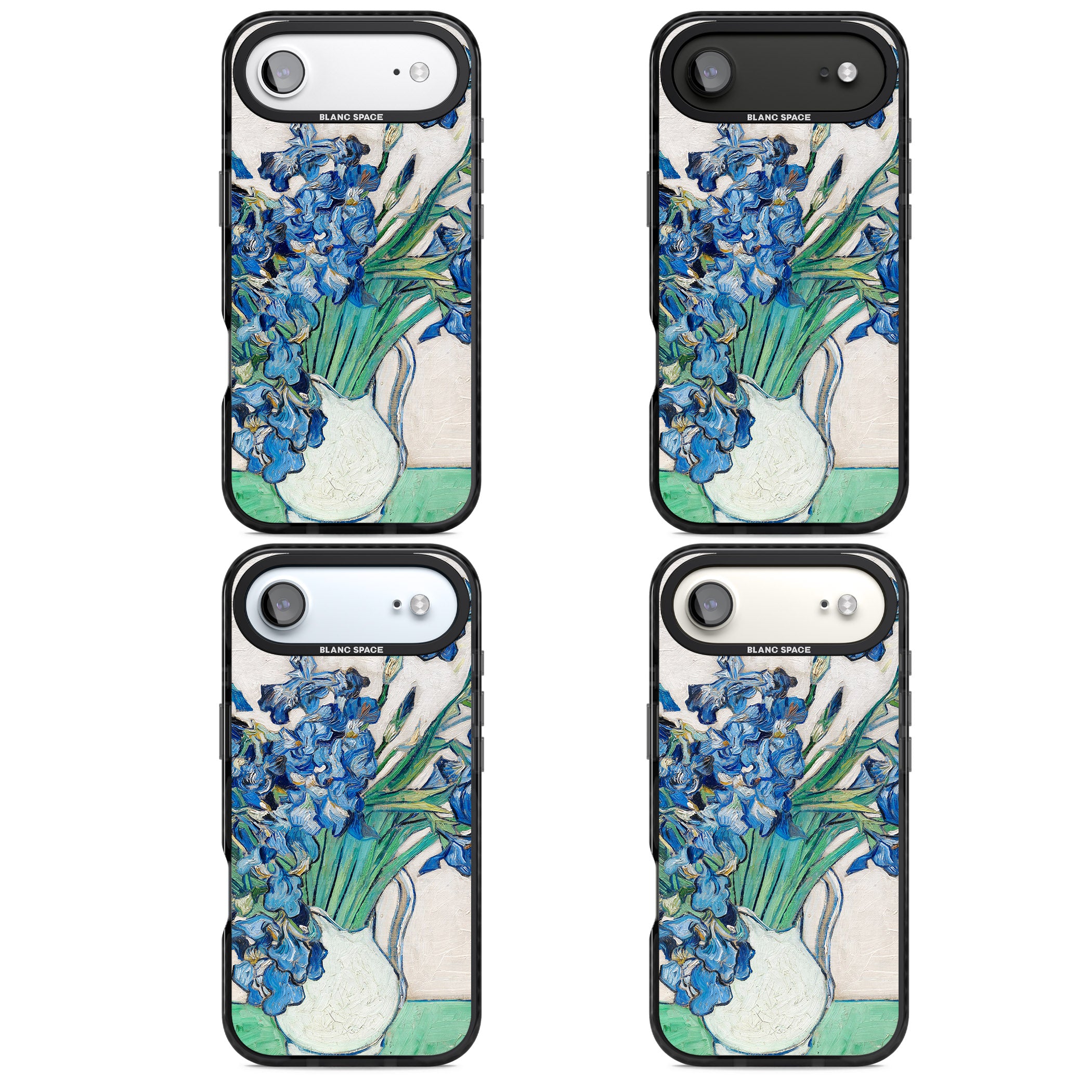 Irises By Vincent Van Gogh iPhone 17 Air Impact Black Phone Case APT Impact Protection