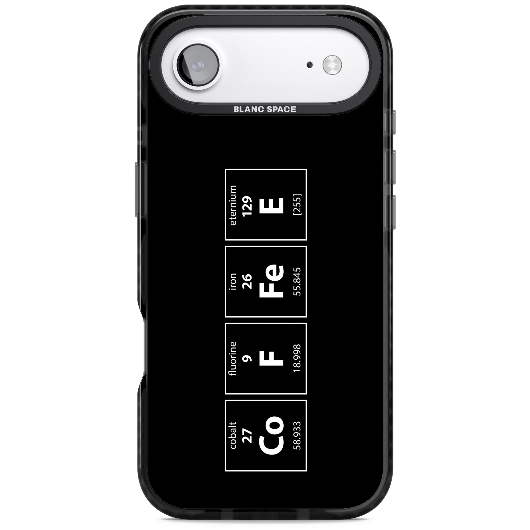 Coffee Element (Black) iPhone 17 Air Impact Black Phone Case