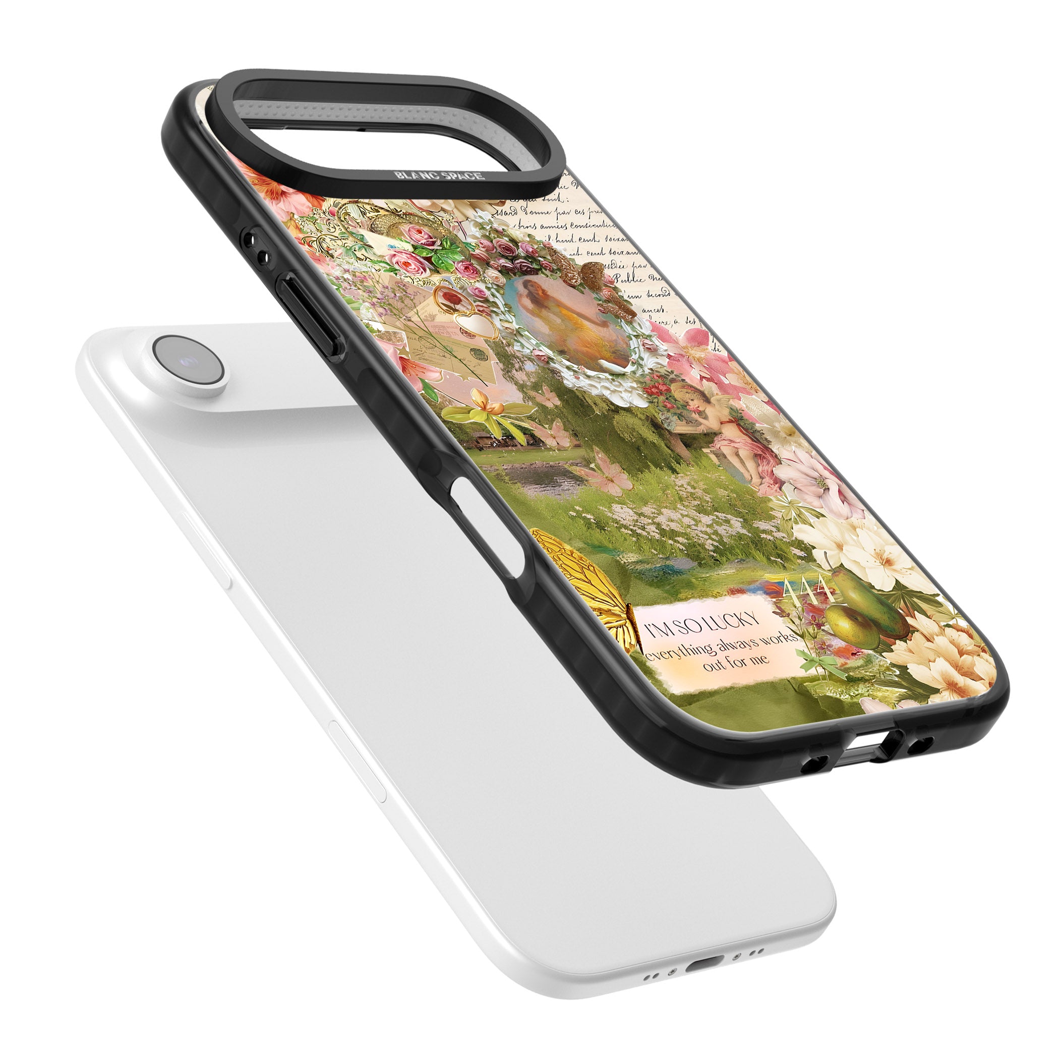 Nature in Pink iPhone 17 Air Impact Black Phone Case Colours