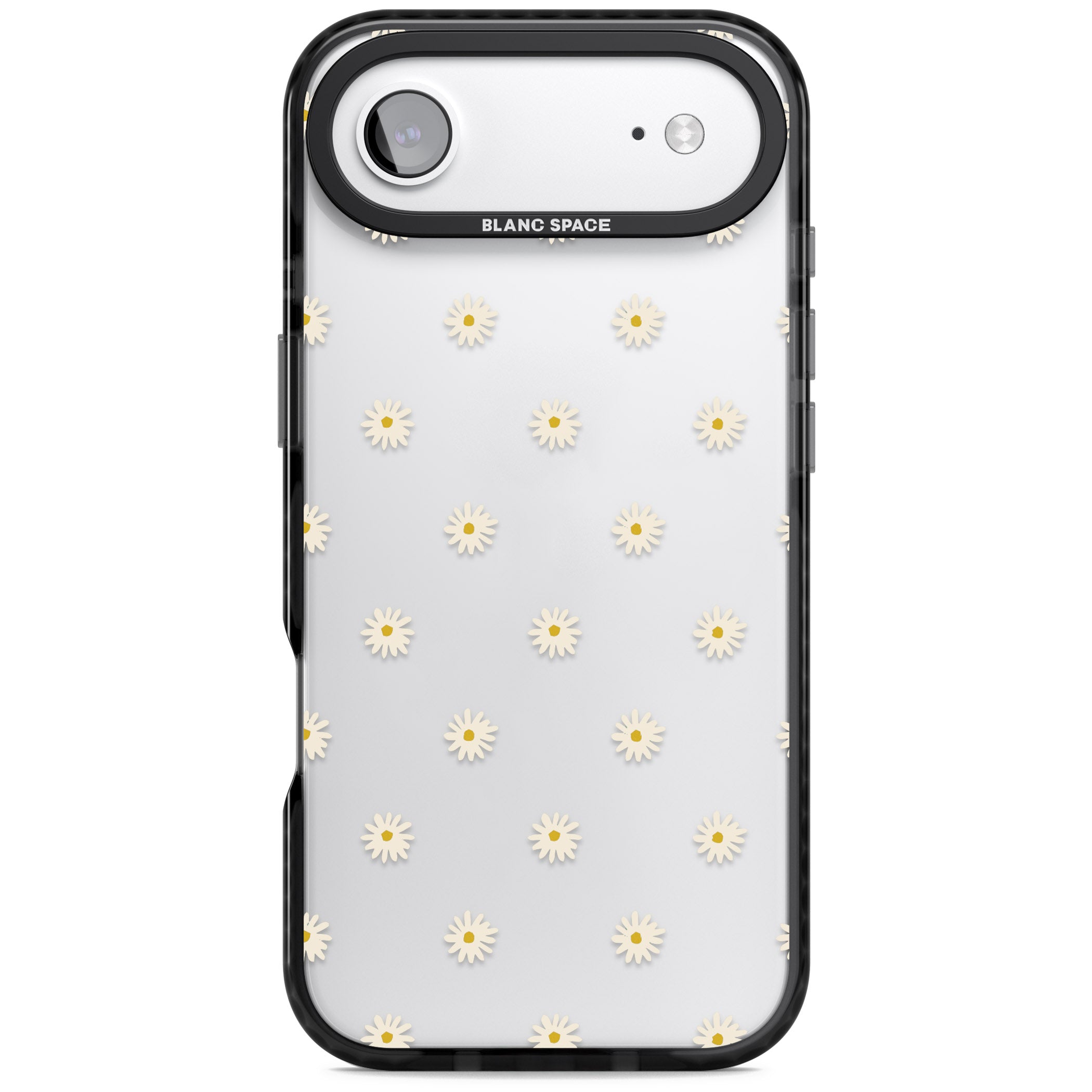 Daisy Pop Floral iPhone 17 Air Impact Black Phone Case