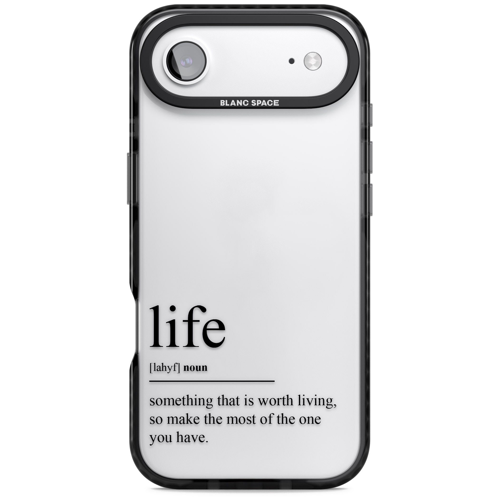 Life iPhone 17 Air Impact Black Phone Case