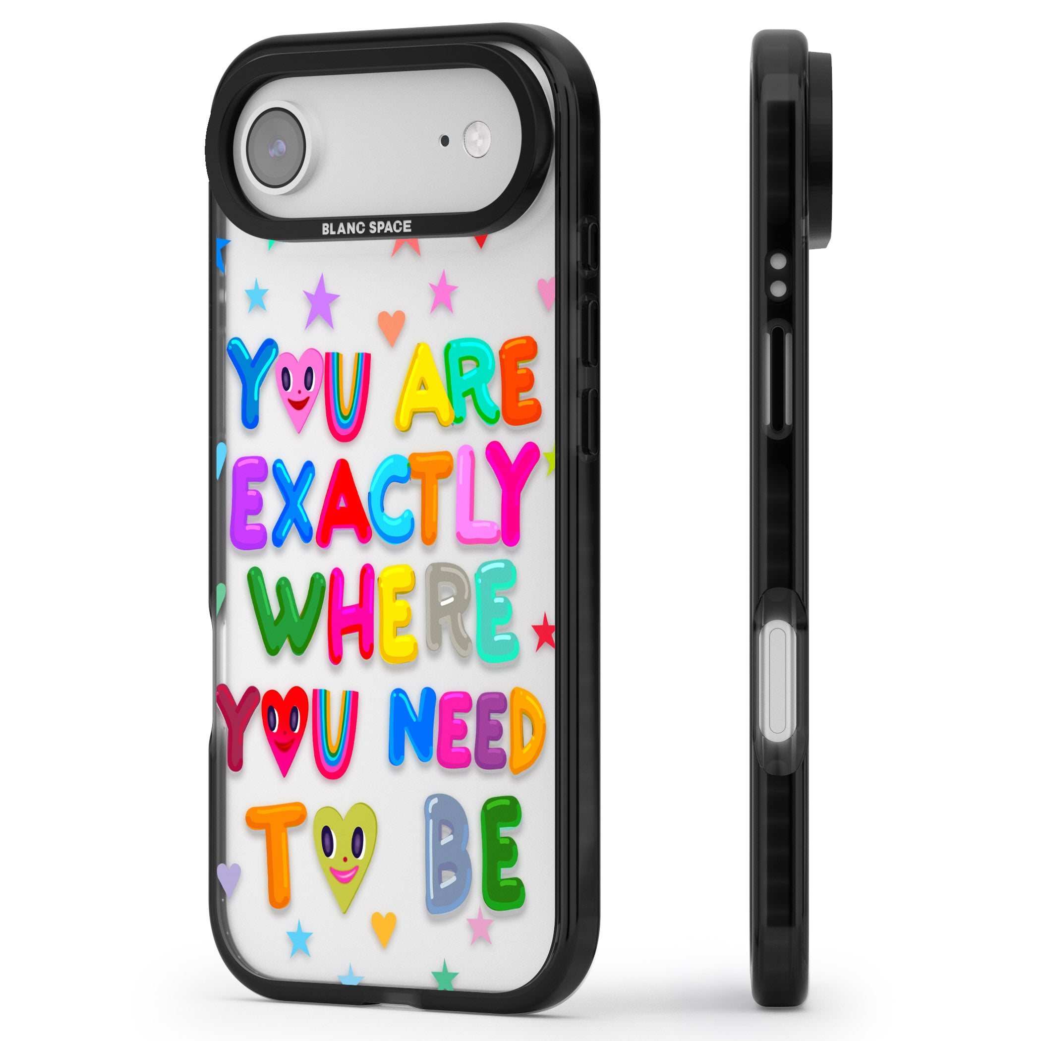 Exactly Where You Need To Be iPhone 17 Air Impact Black Phone Case Side Profile