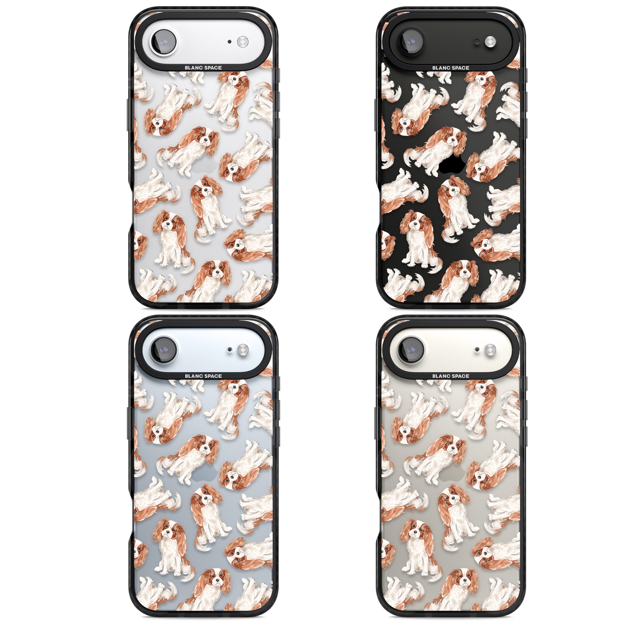 Cavalier King Charles Spaniel iPhone 17 Air Impact Black Phone Case APT Impact Protection