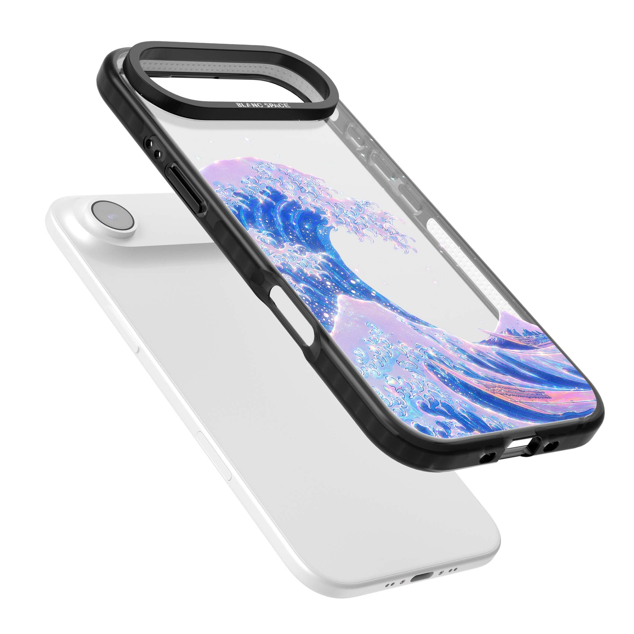 The Great Wave In Opal japanese iPhone case | Clear Impact case for iPhone Air