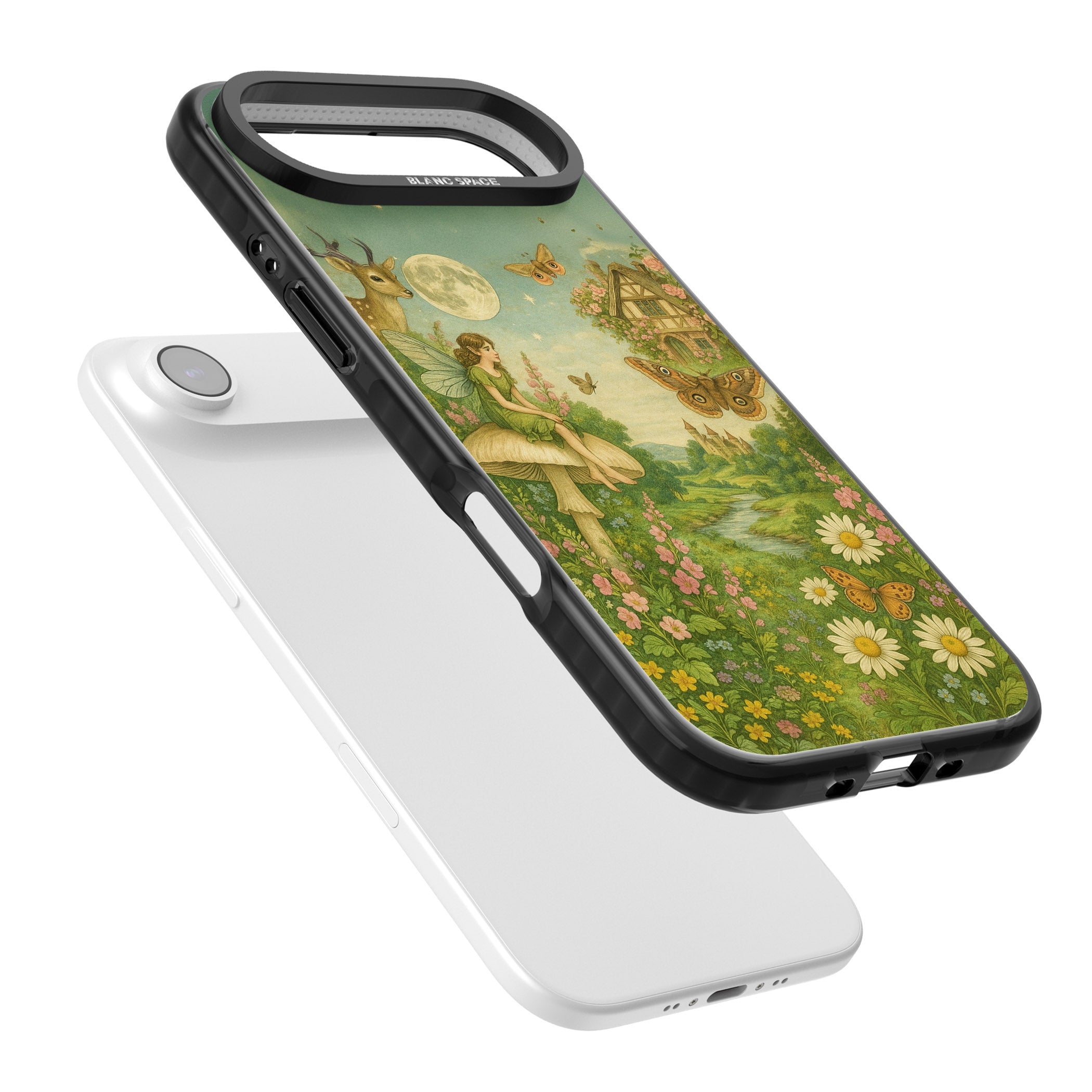 Cottage Fairy iPhone 17 Air Impact Black Phone Case Colours