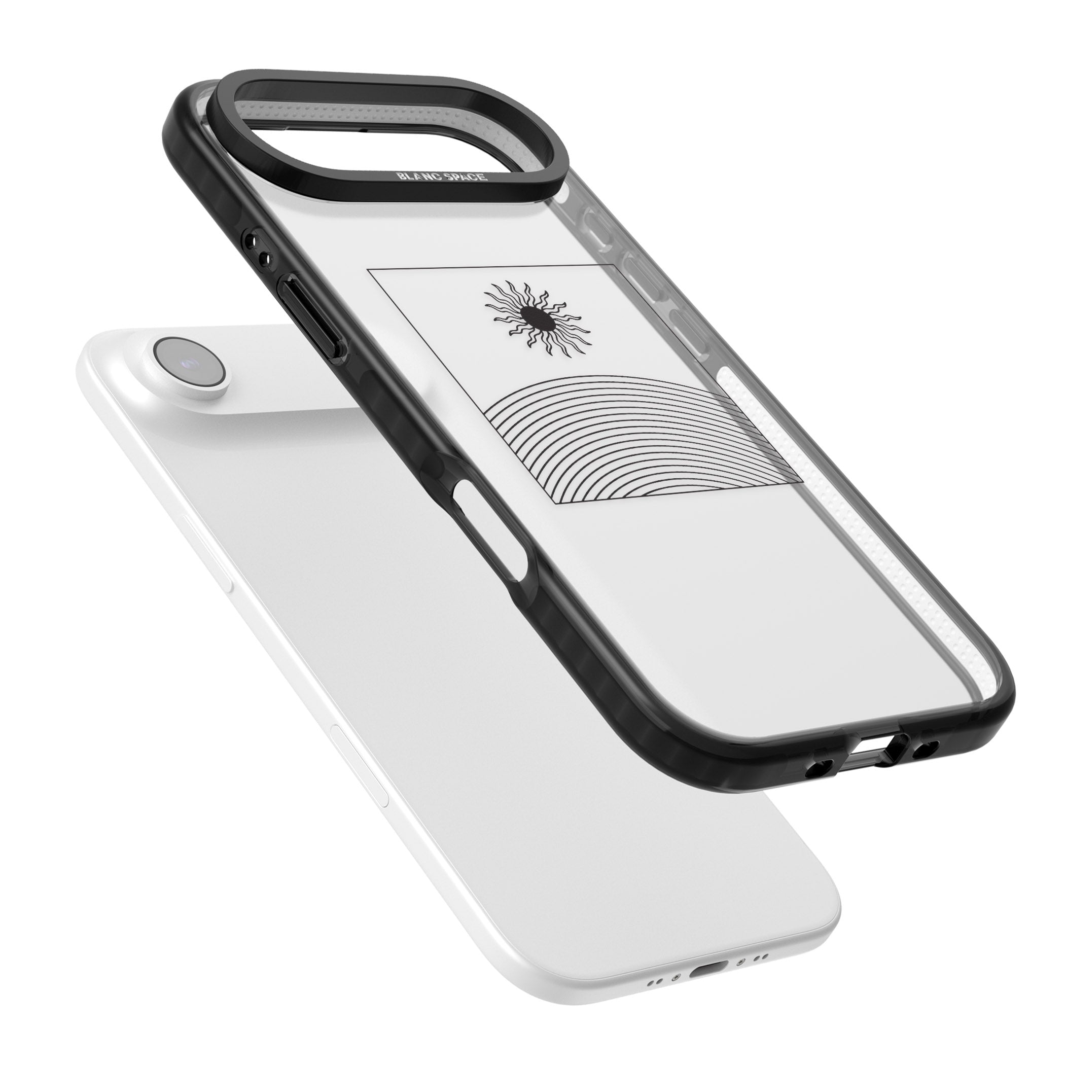 Cosmic Radiance iPhone 17 Air Impact Black Phone Case Colours