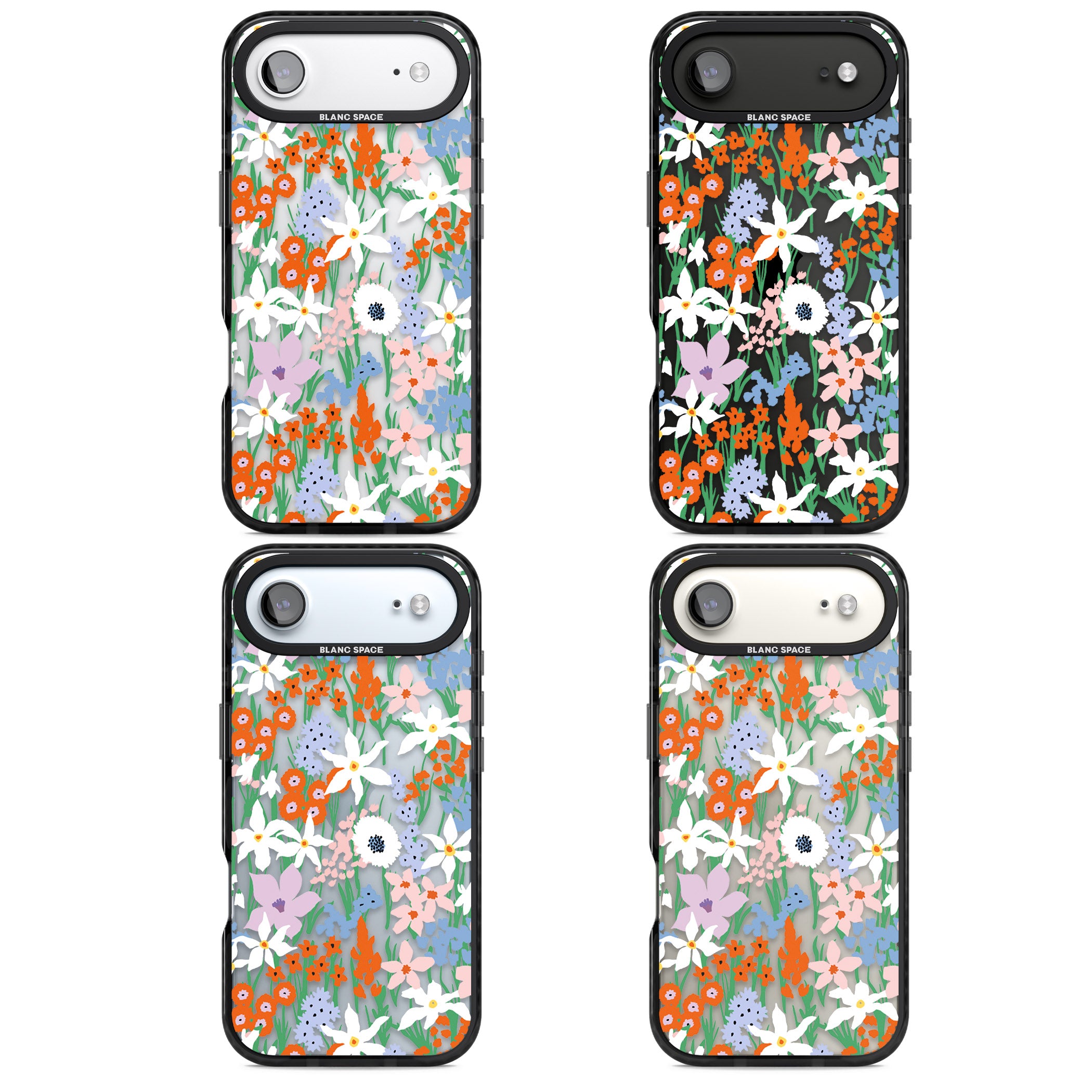 Floral Bouquet: Vibrant Blooms iPhone 17 Air Impact Black Phone Case APT Impact Protection