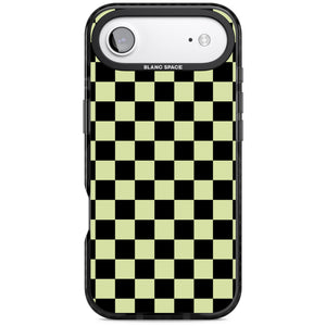 Black & Lime Check