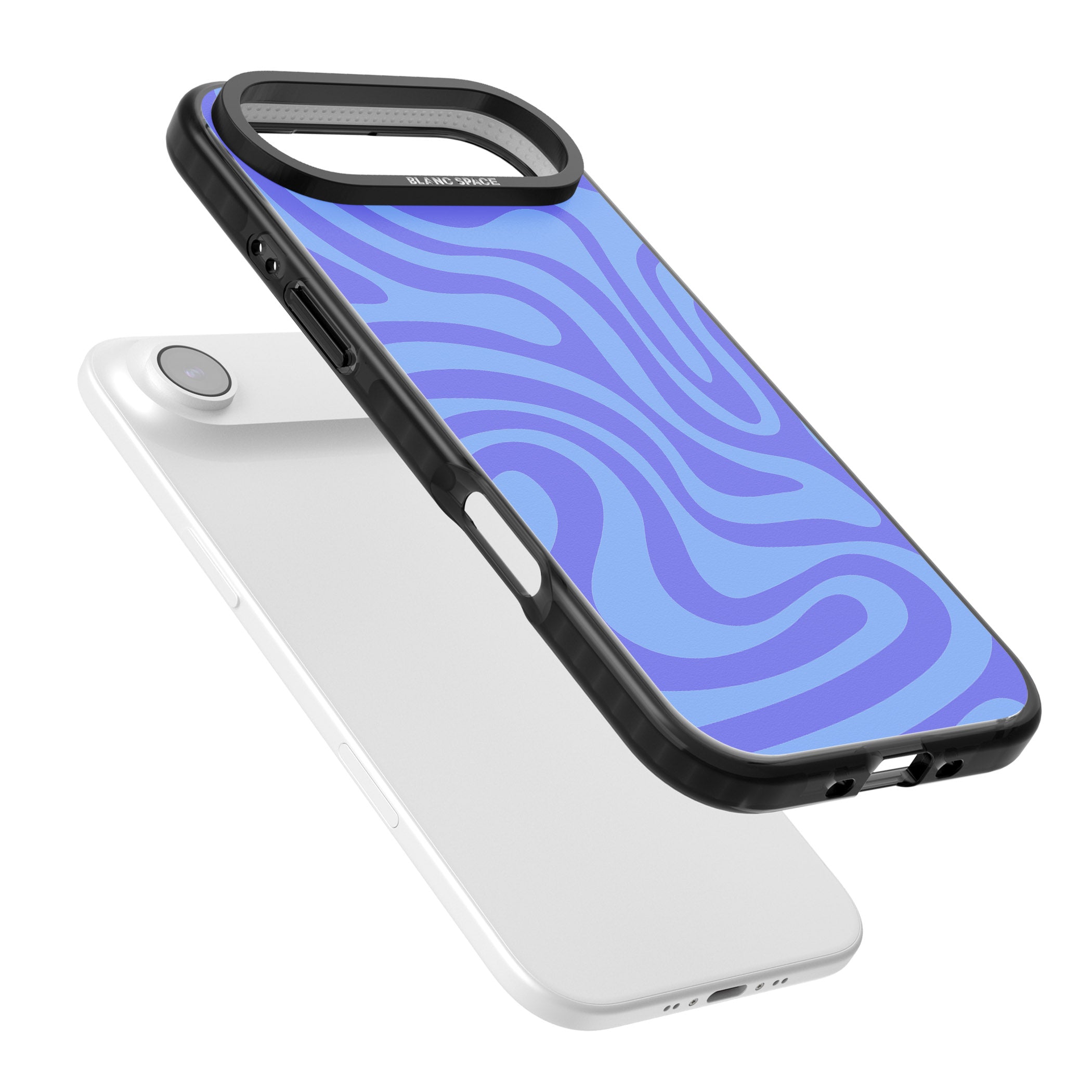Tranquil Waves iPhone 17 Air Impact Black Phone Case Colours