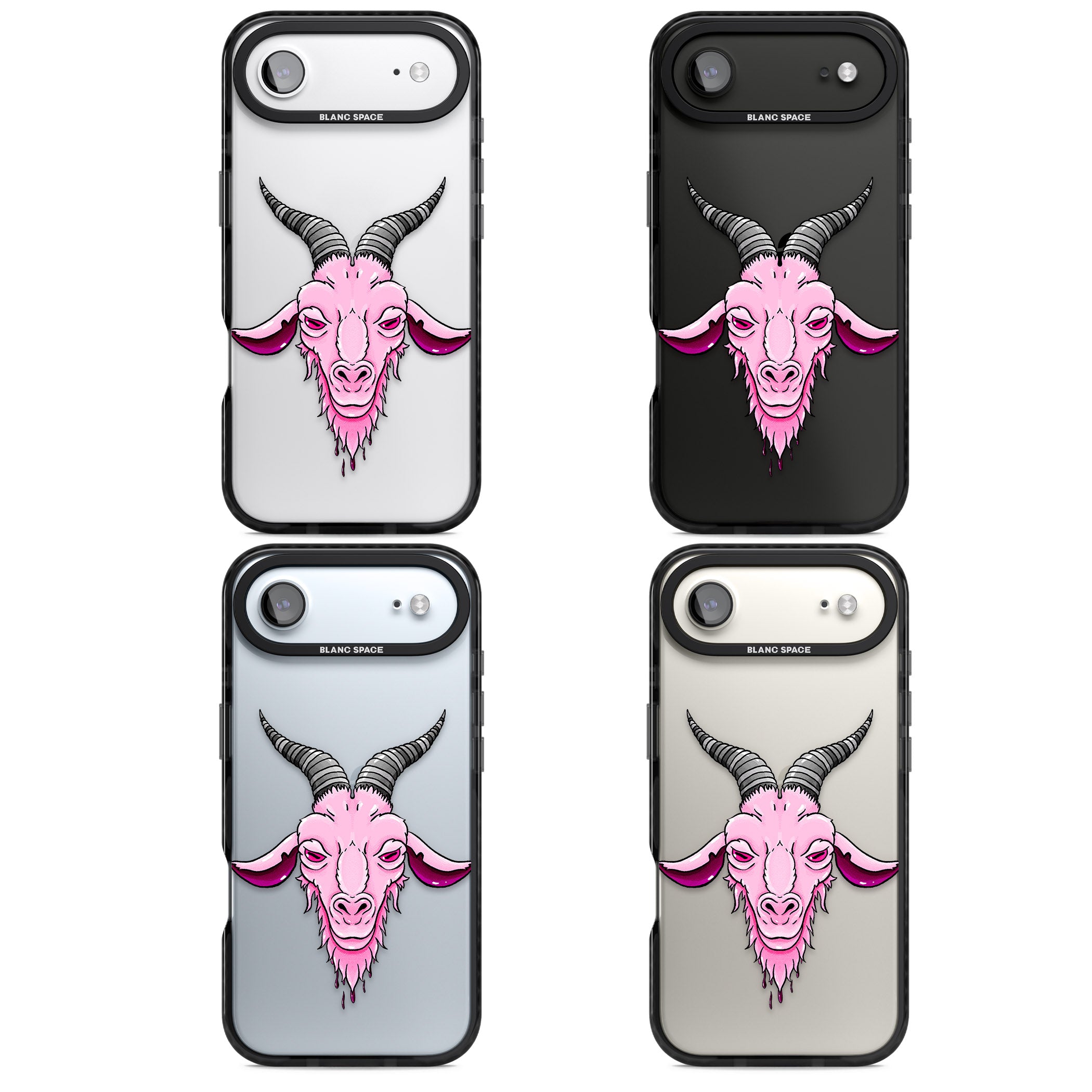 Ba Phomet iPhone 17 Air Impact Black Phone Case APT Impact Protection