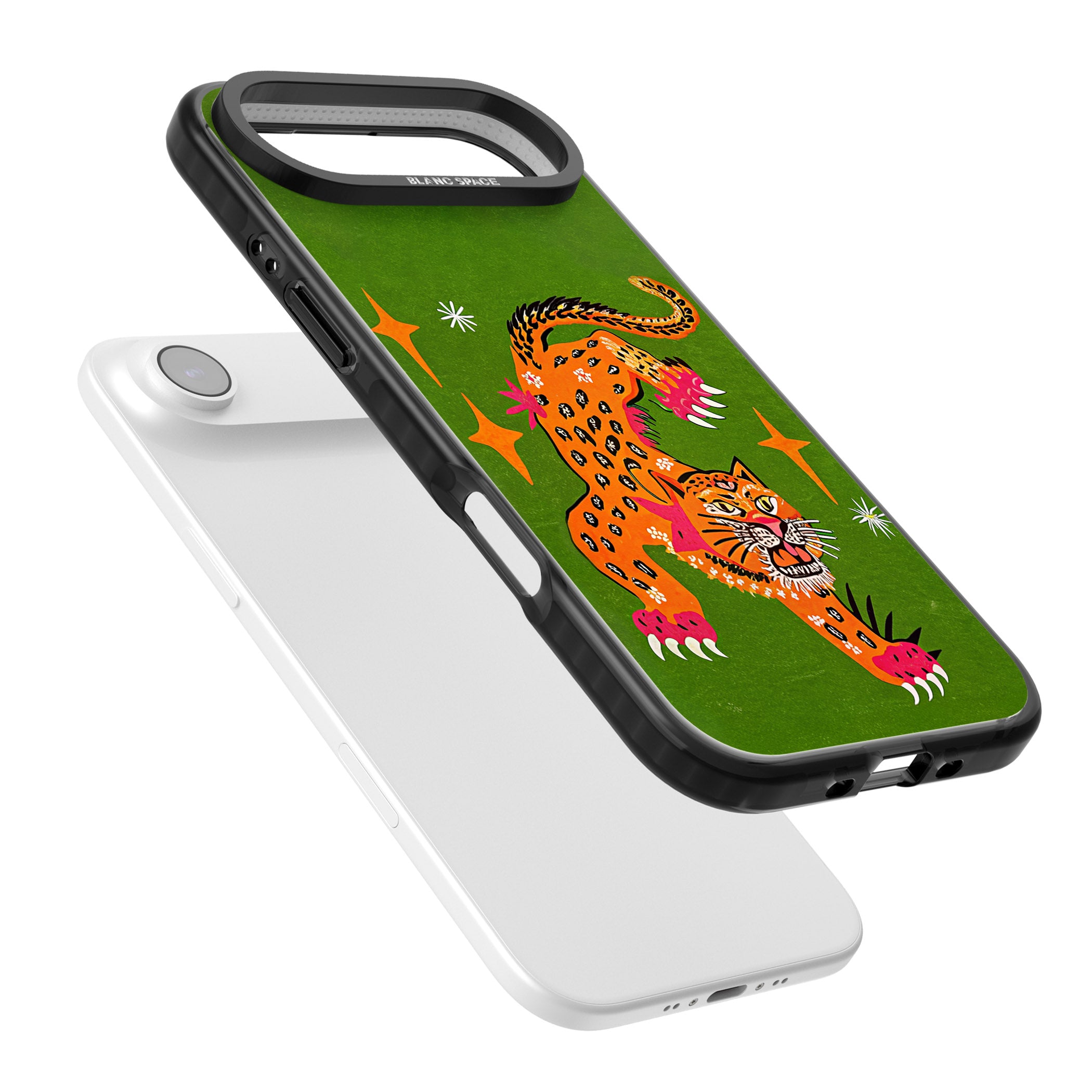 Fierce Jaguar iPhone 17 Air Impact Black Phone Case Colours