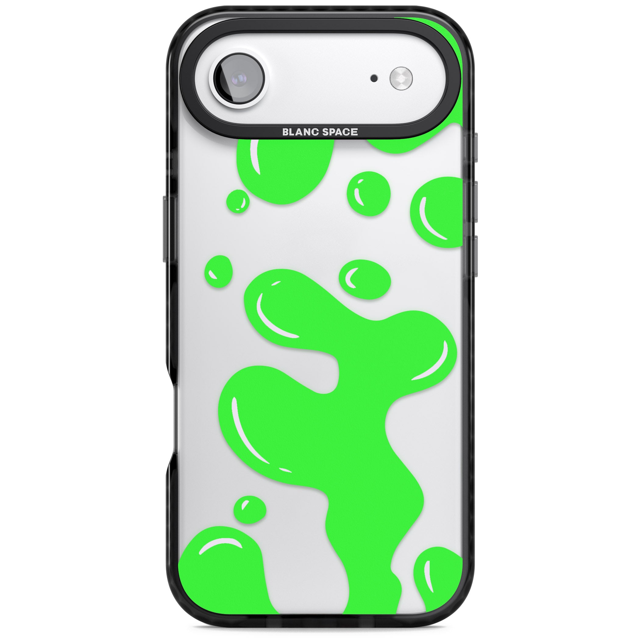 Green Lava Lamp iPhone 17 Air Impact Black Phone Case