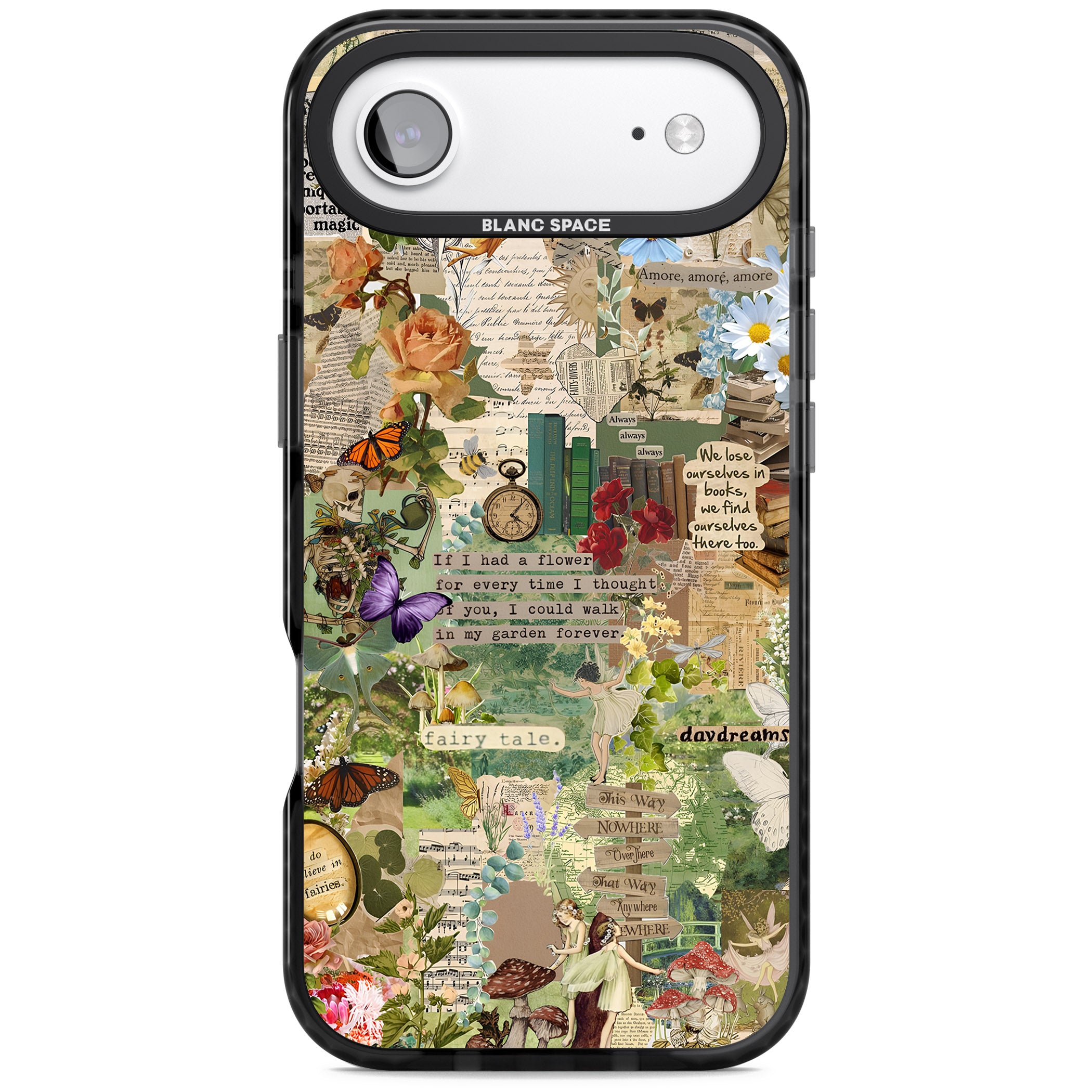 Enchanted Collage iPhone 17 Air Impact Pro Black Phone Case