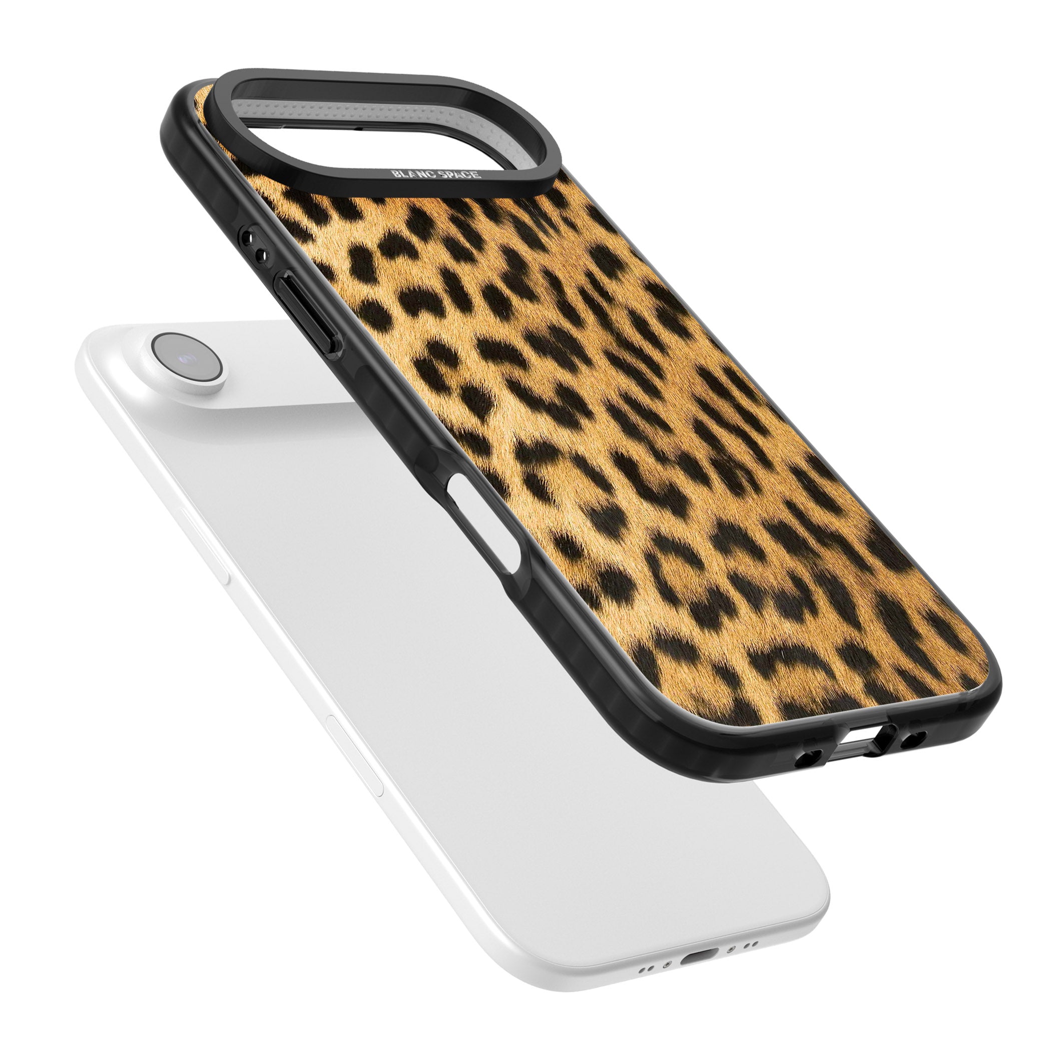 Designer Fashion Gold Leopard Print iPhone 17 Air Impact Pro Black Phone Case Colours