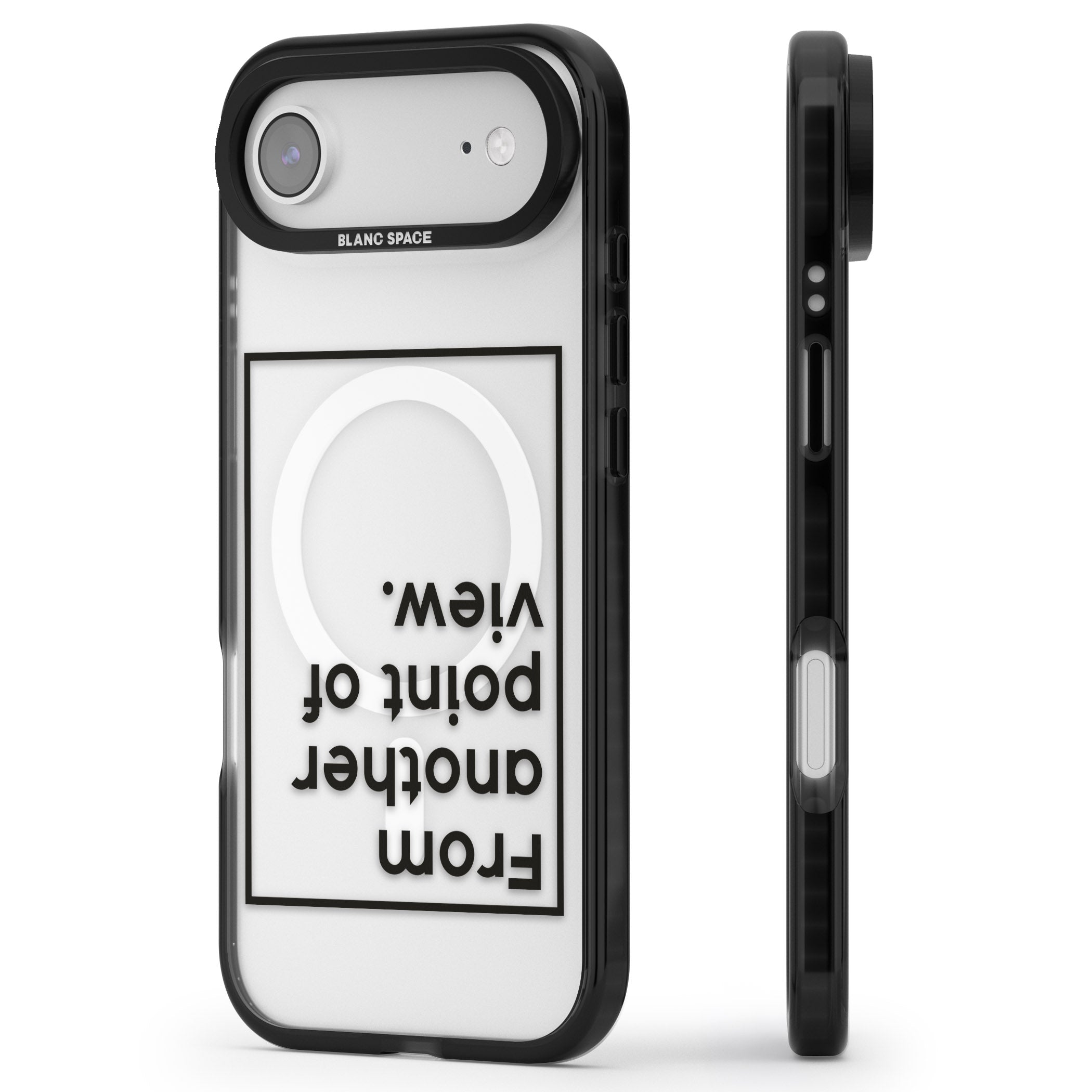 Another Point Of View iPhone 17 Air Impact Pro Black Phone Case Side Profile