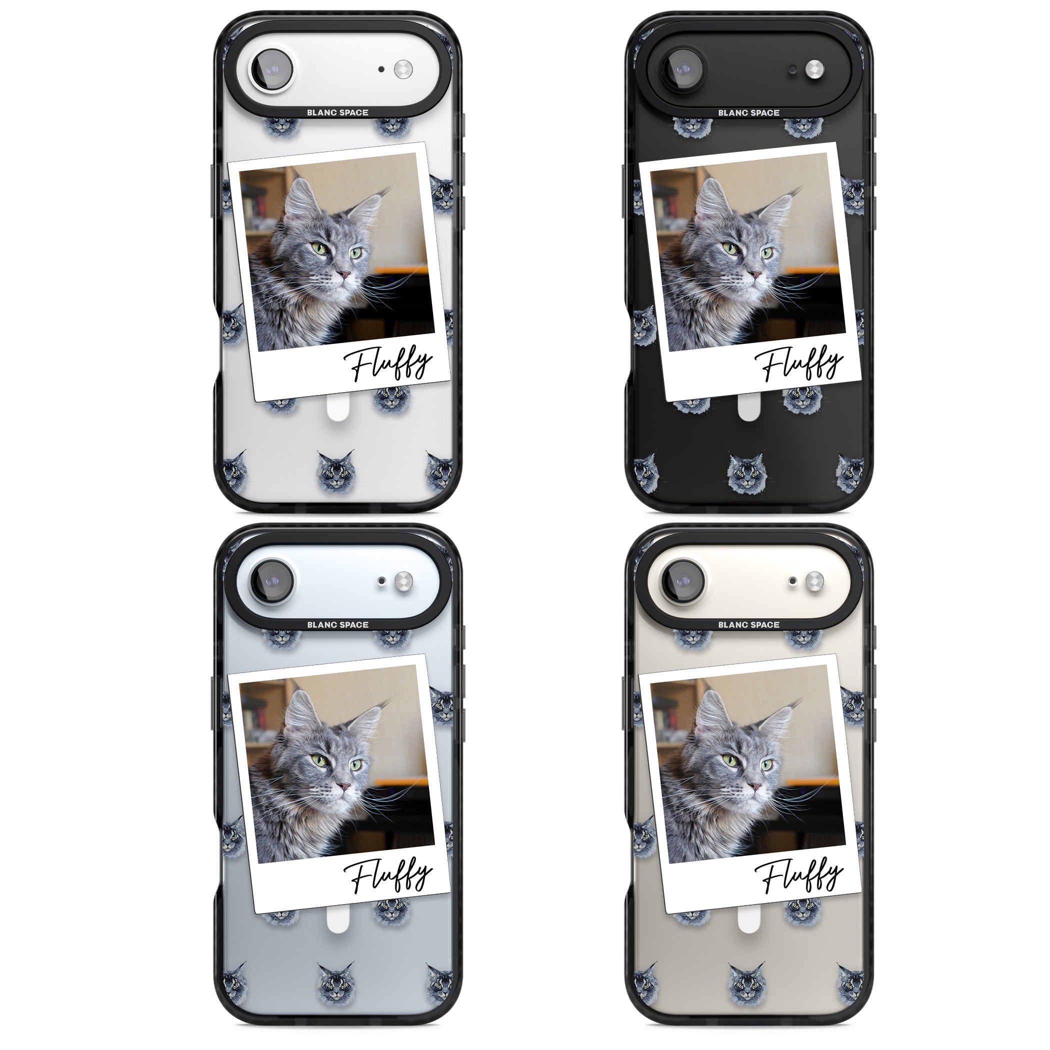 Personalised Maine Coon Photo iPhone 17 Air Impact Pro Black Phone Case APT Impact Protection