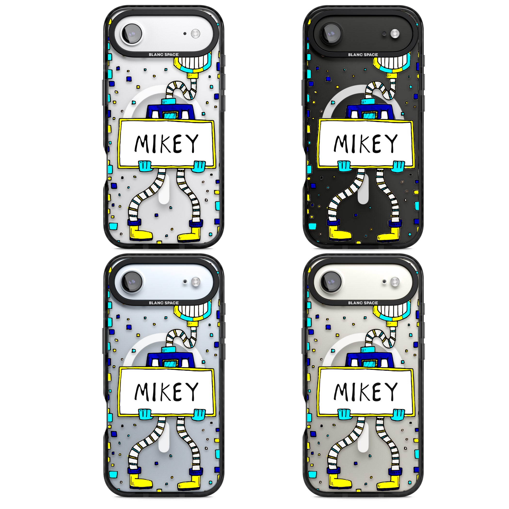 Personalised Tubes Guy iPhone 17 Air Impact Pro Black Phone Case APT Impact Protection