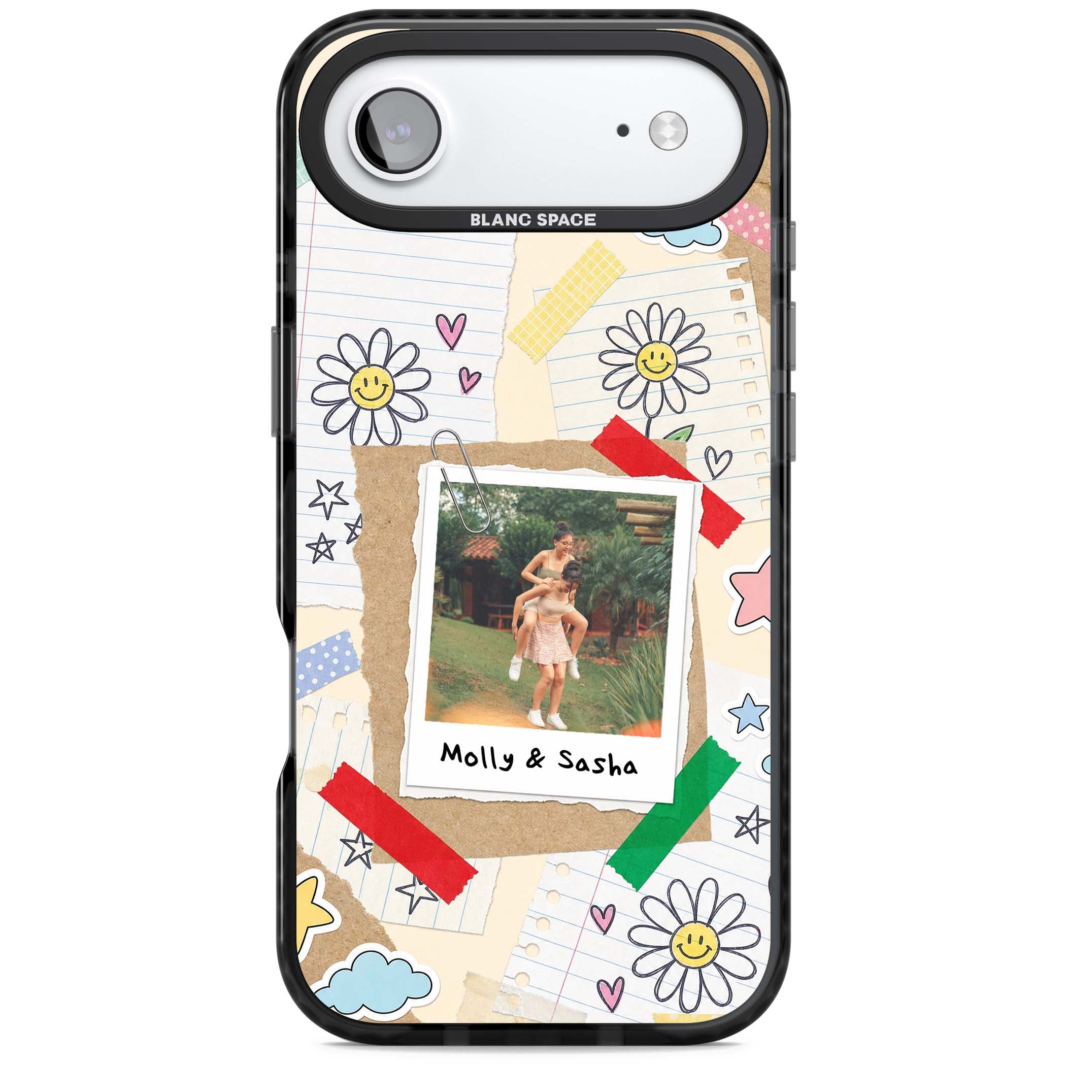 Scrapbook Photo coquette iPhone case | Black Impact Magsafe case for iPhone Air
