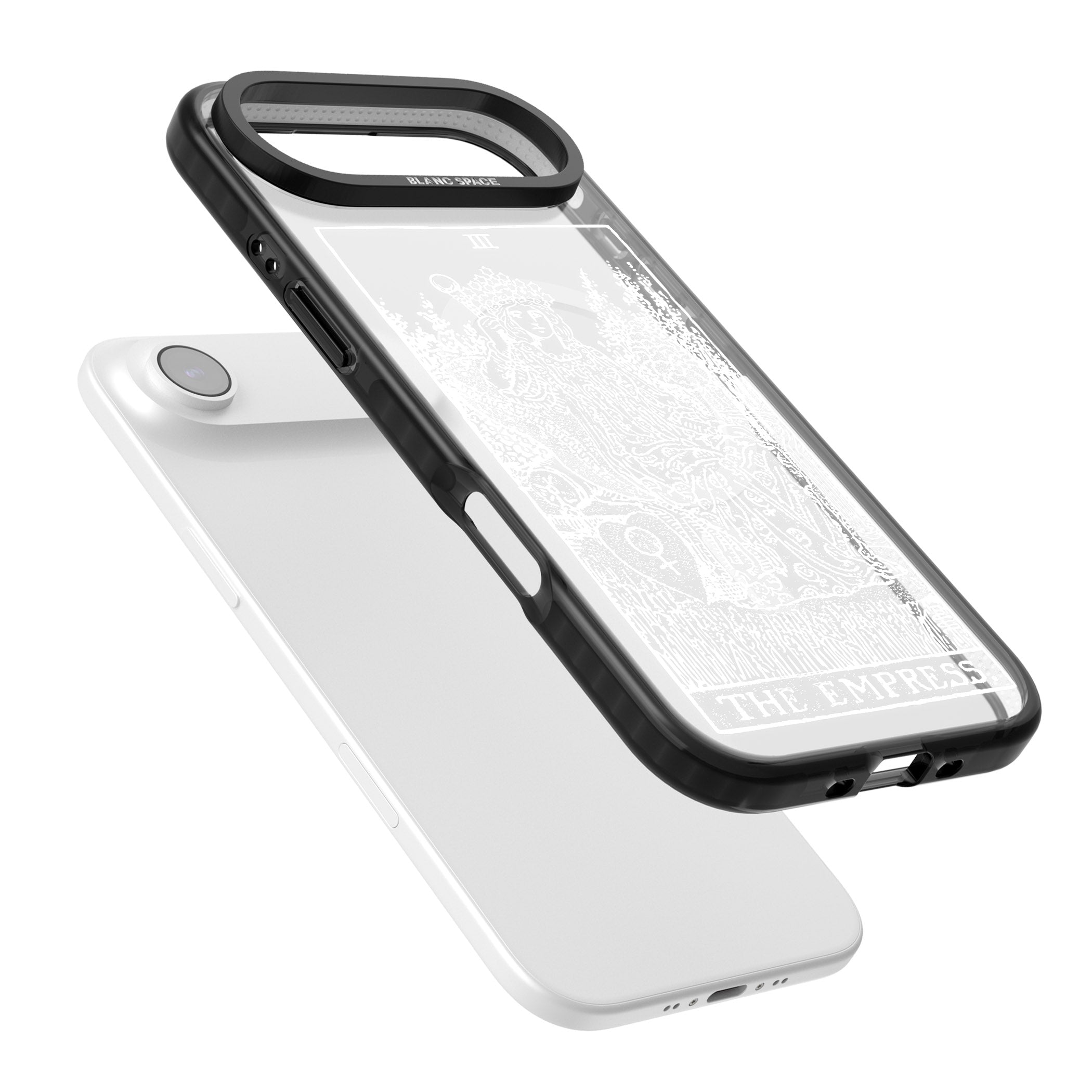 Personalised The Empress Tarot Card (White) iPhone 17 Air Impact Pro Black Phone Case Colours